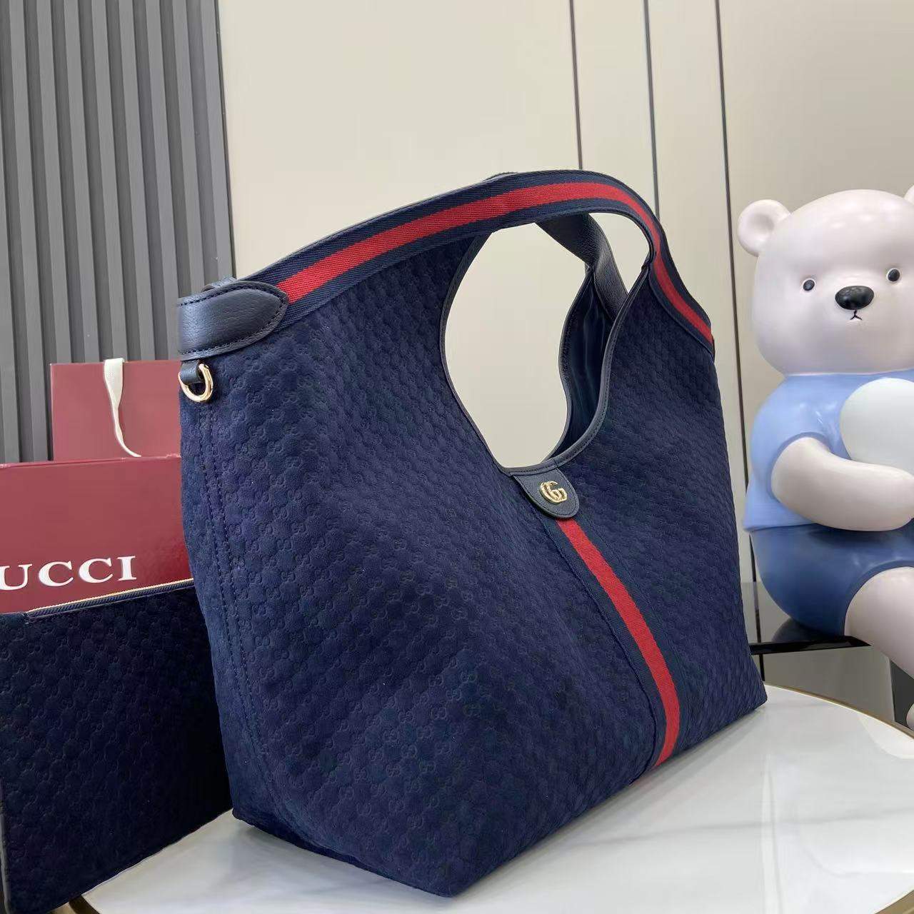 Exact Copy Gucci Giglio Replica Large Tote Bag - Image 4