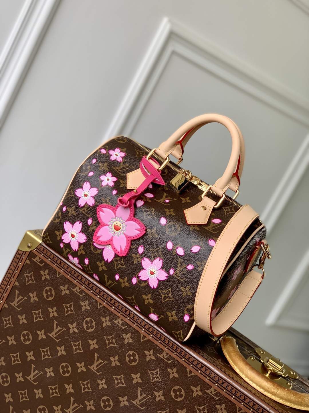 Luxury Replica Louis Vuitton LV x TM Speedy Bandoulière 25