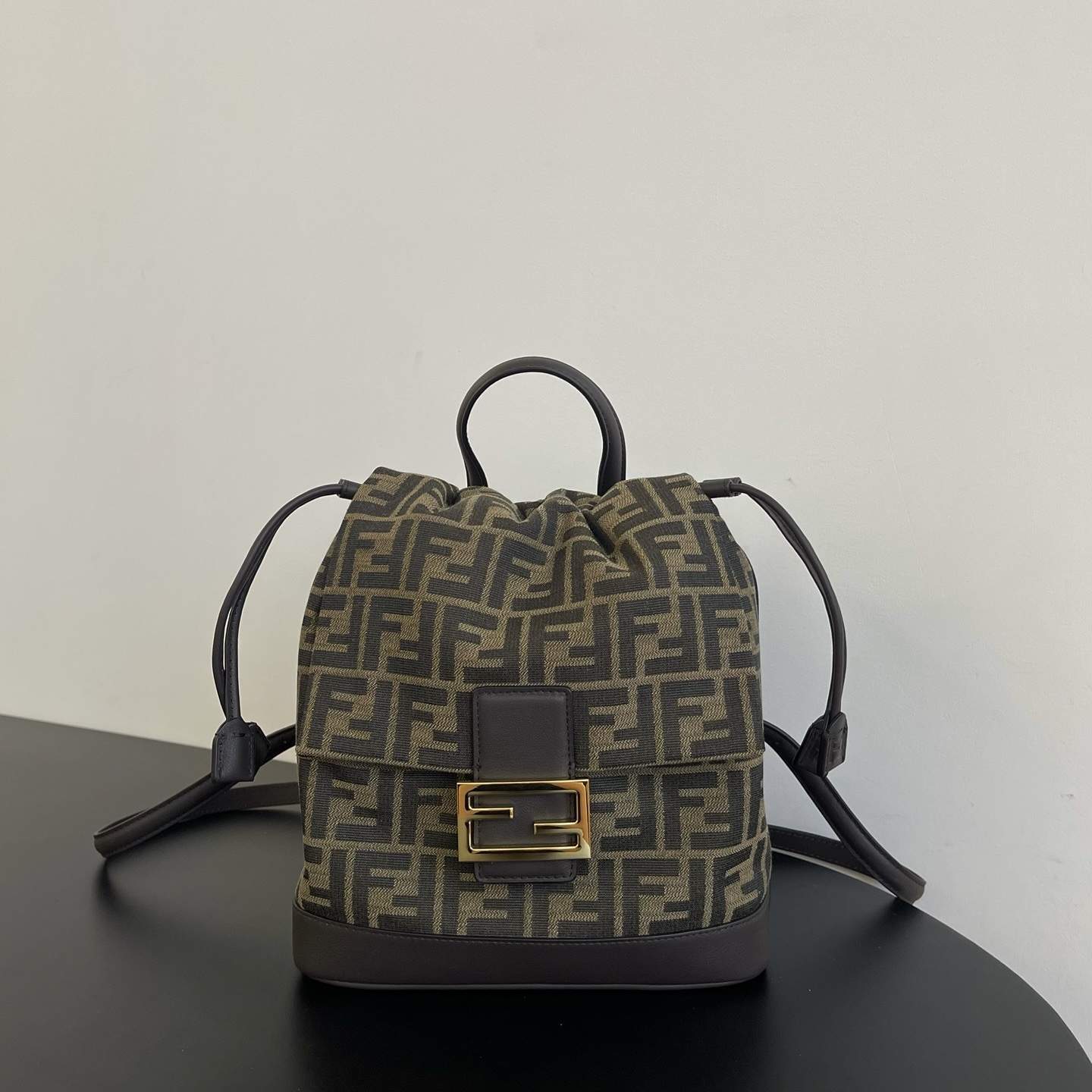 Elite Fendi Jacquard Fabric Replica Backpack