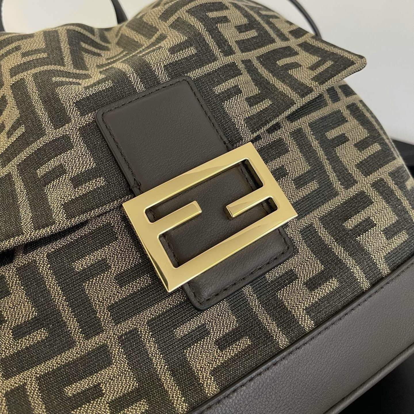 Elite Fendi Jacquard Fabric Replica Backpack - Image 5