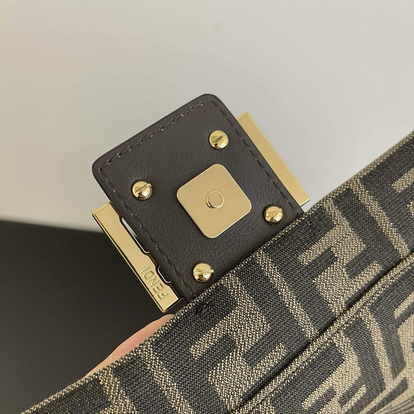 Elite Fendi Jacquard Fabric Replica Backpack - Image 6