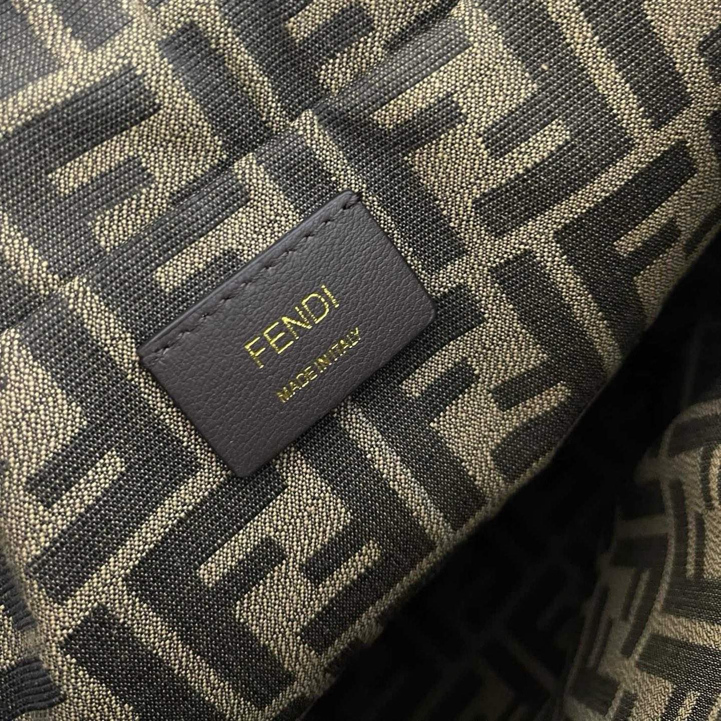 Elite Fendi Jacquard Fabric Replica Backpack - Image 8