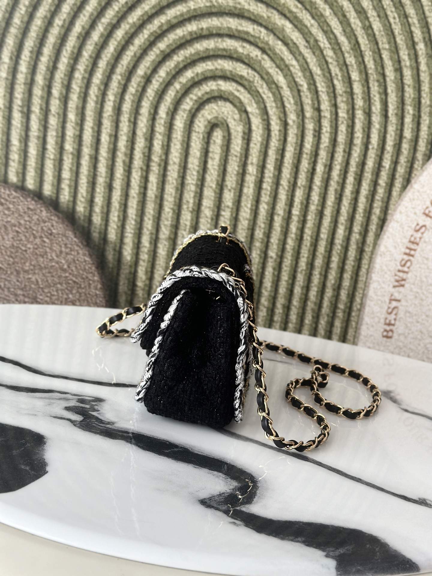 Finest Tweed Mini Classic Replica Handbag - Image 3