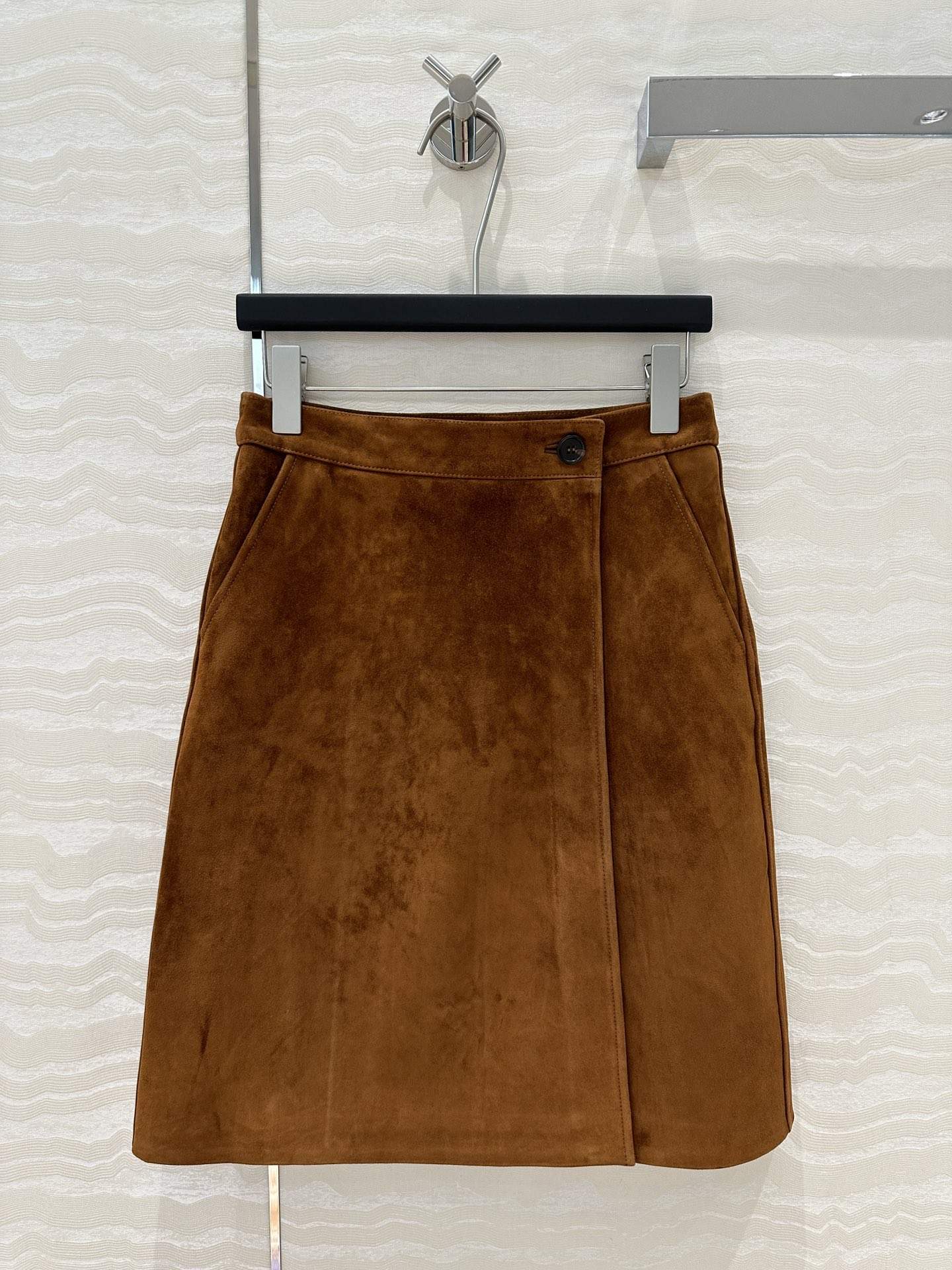 Deluxe Miu Miu Suede Wraparound Replica Skirt