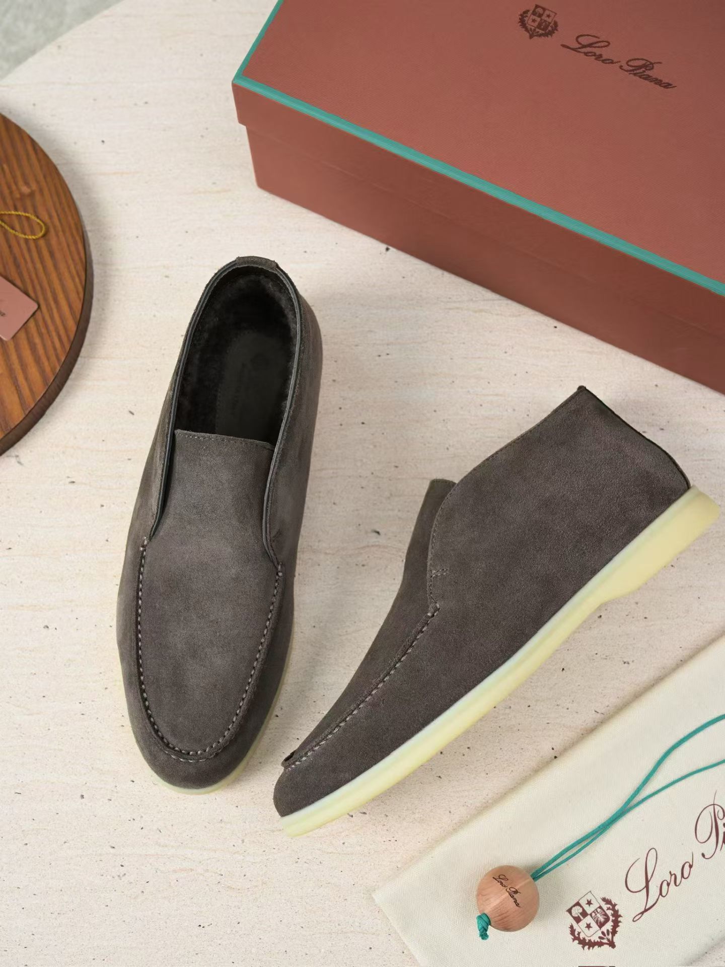 Premium Loro Piana Open Walk Replica Ankle Boot - Image 3