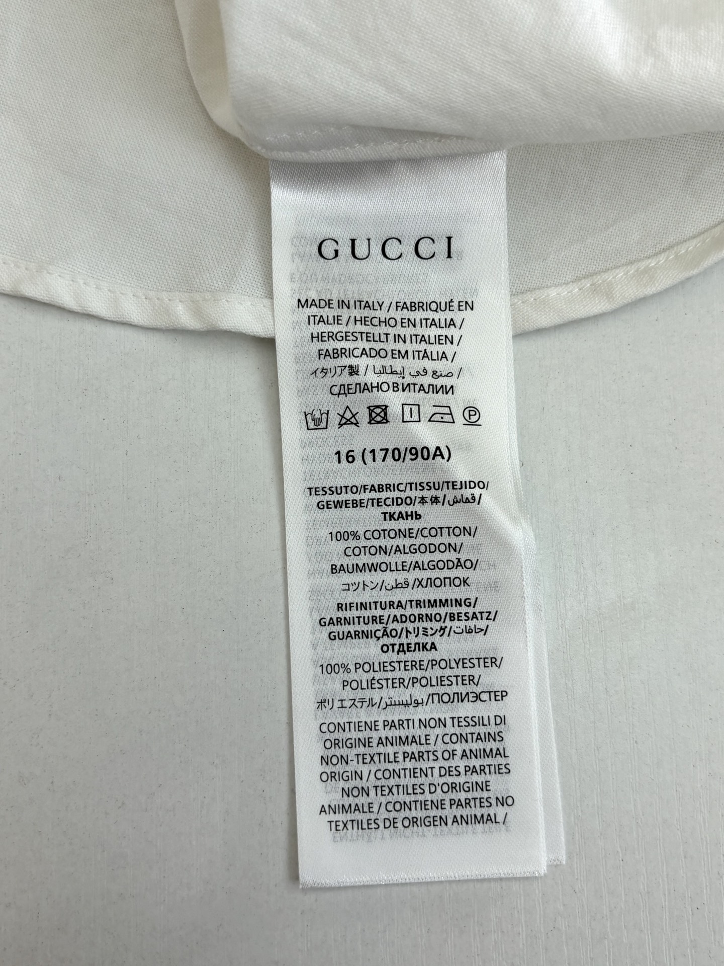 Exclusive Gucci Oxford Cotton Replica Shirt With Web - Image 10