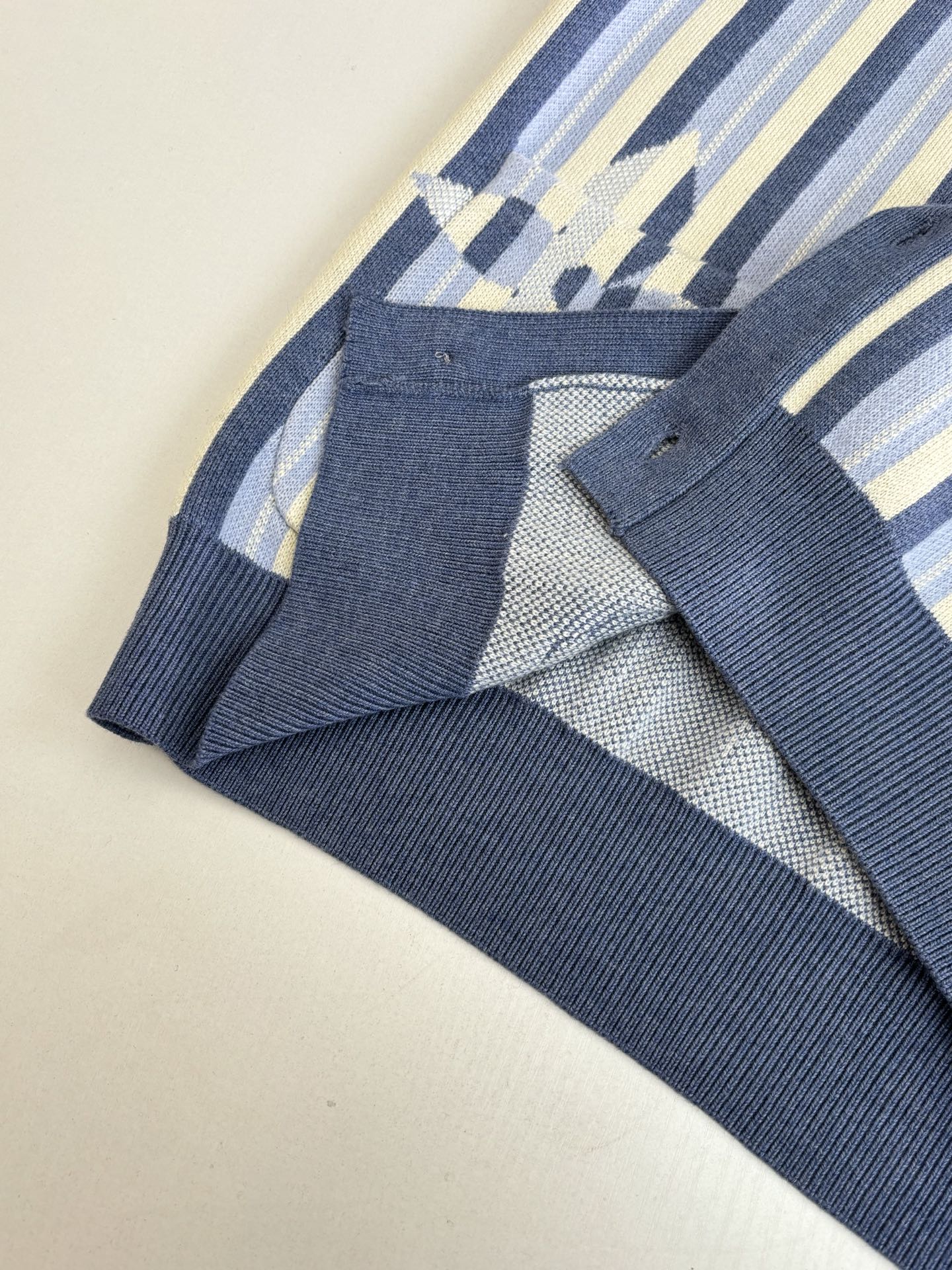 Superior Louis Vuitton Striped Jacquard Replica Cardigan - Image 8