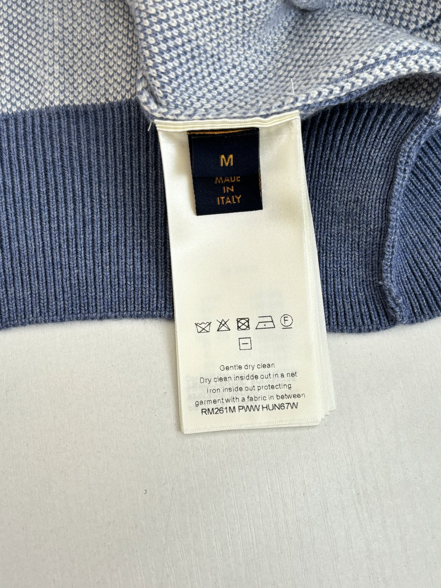 Superior Louis Vuitton Striped Jacquard Replica Cardigan - Image 11