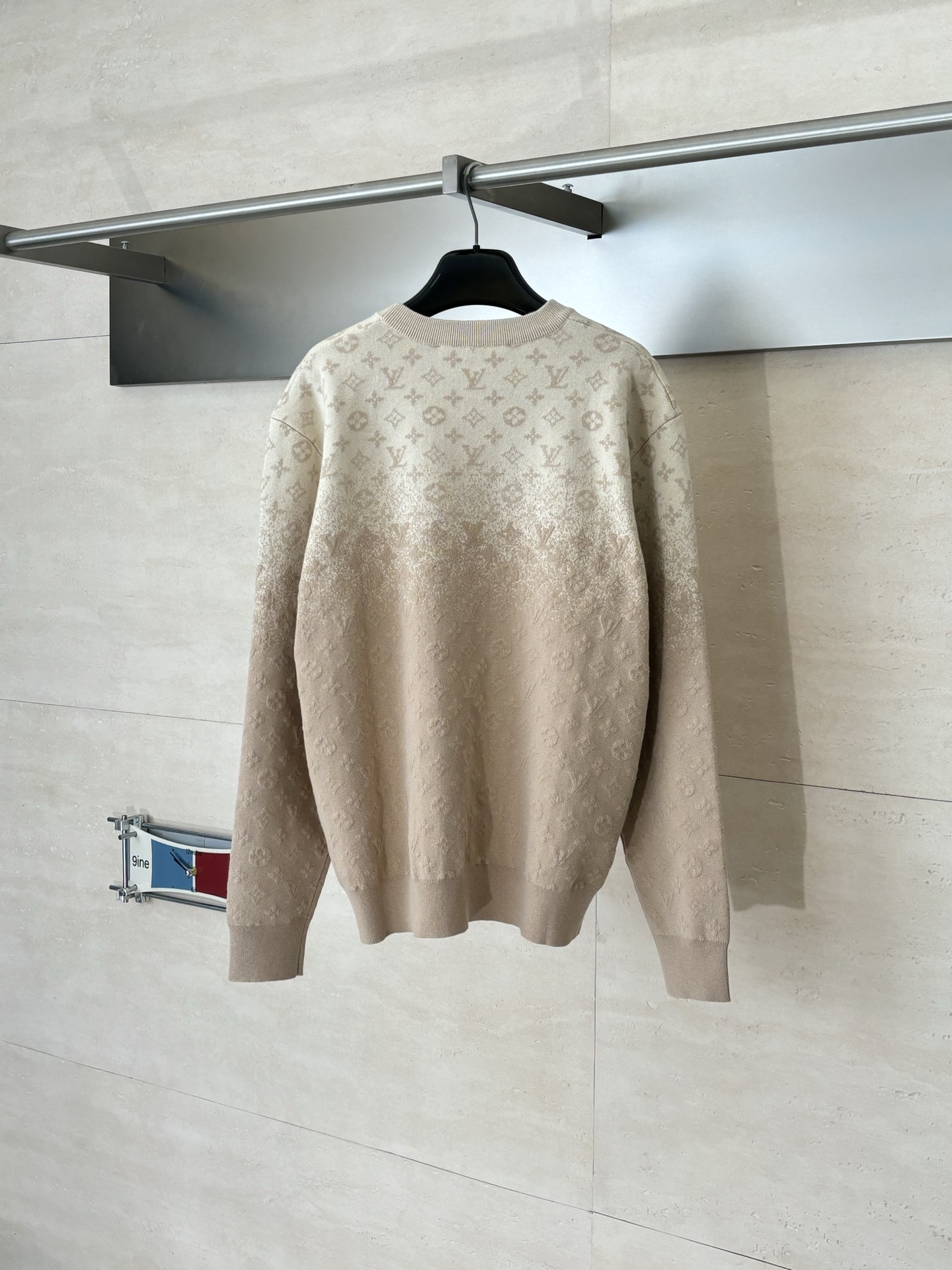 Finest Louis Vuitton Monogram Long-Sleeved Replica Crewneck - Image 2