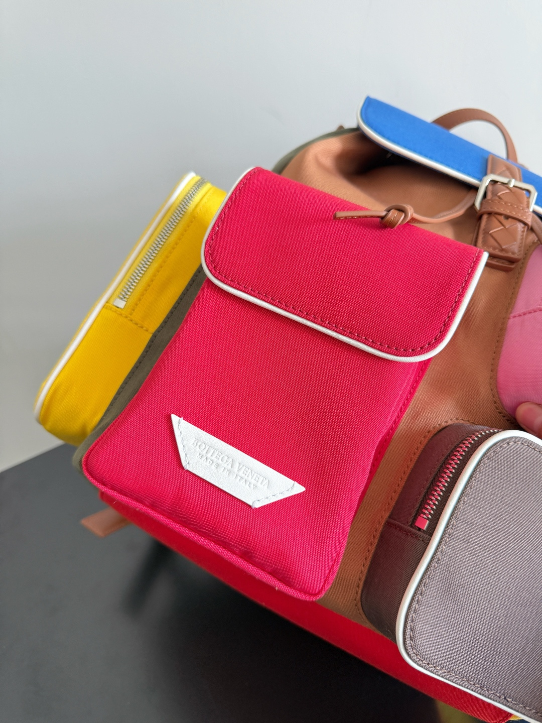 Copy Bottega Veneta Crossroad Multipocket Replica Backpack - Image 6