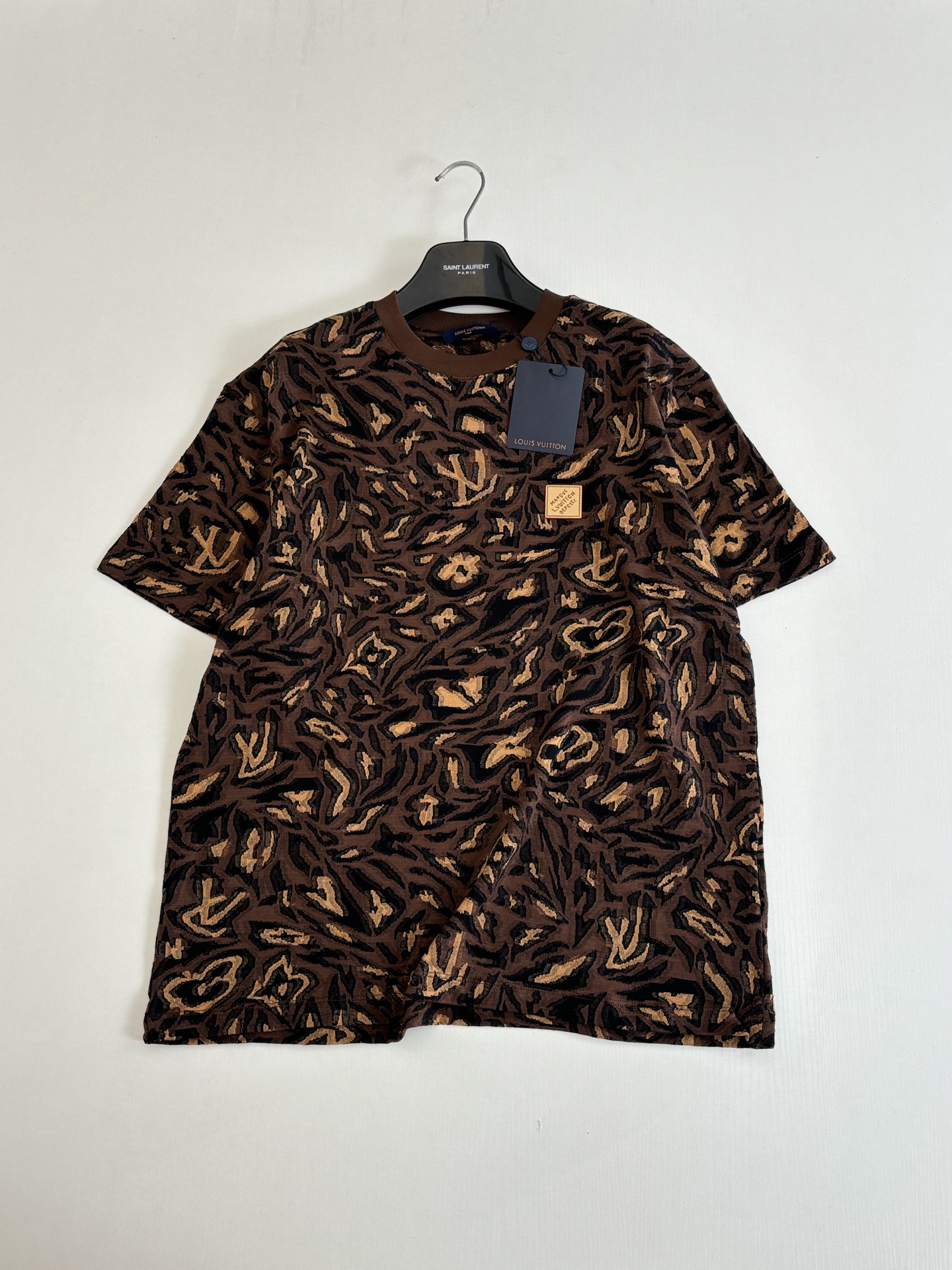Exclusive Louis Vuitton Jacquard Replica T-Shirt - Image 3