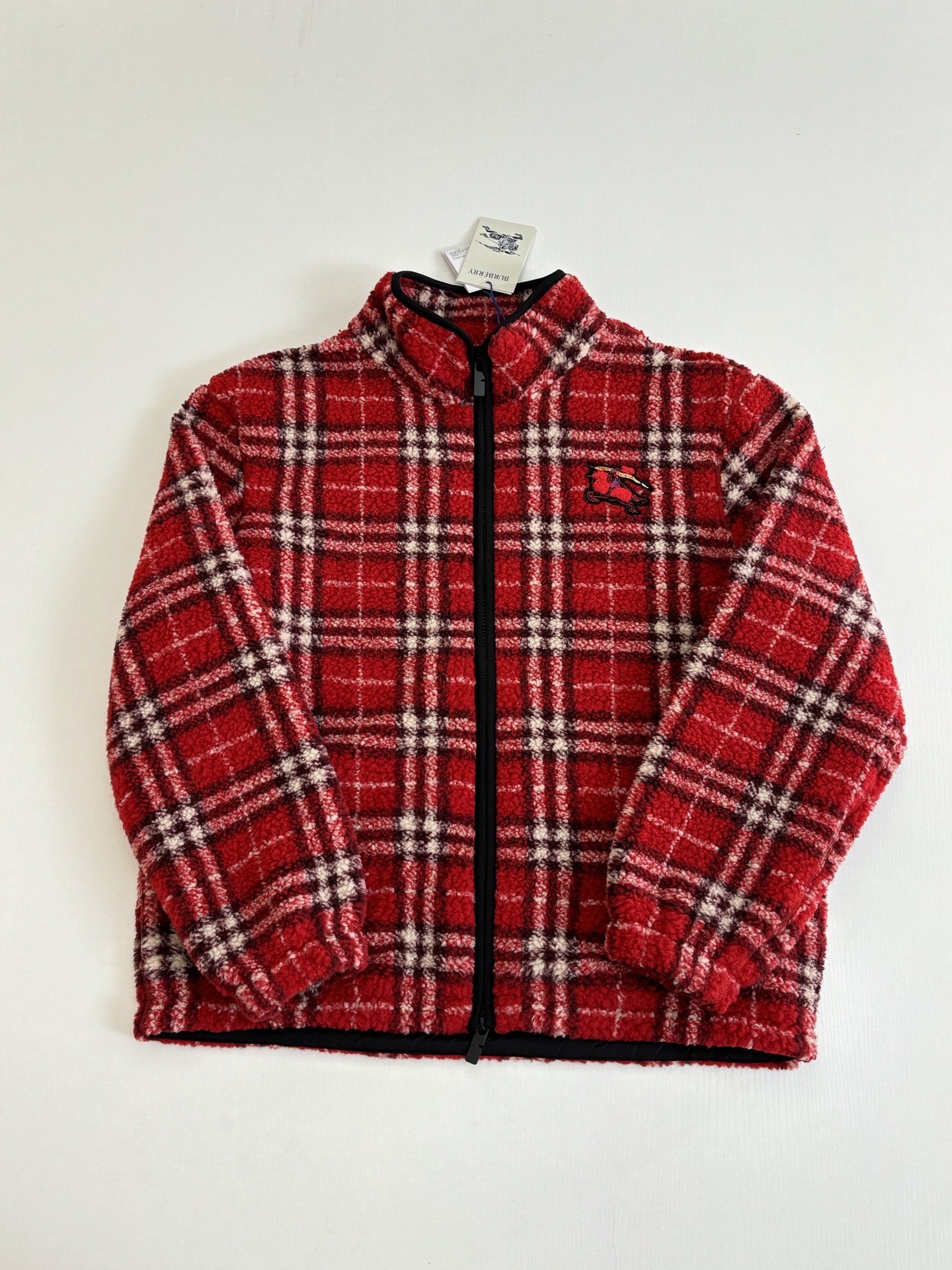 Superior Burberry Check Wool Cashmere Blend Replica Fleece - Image 3