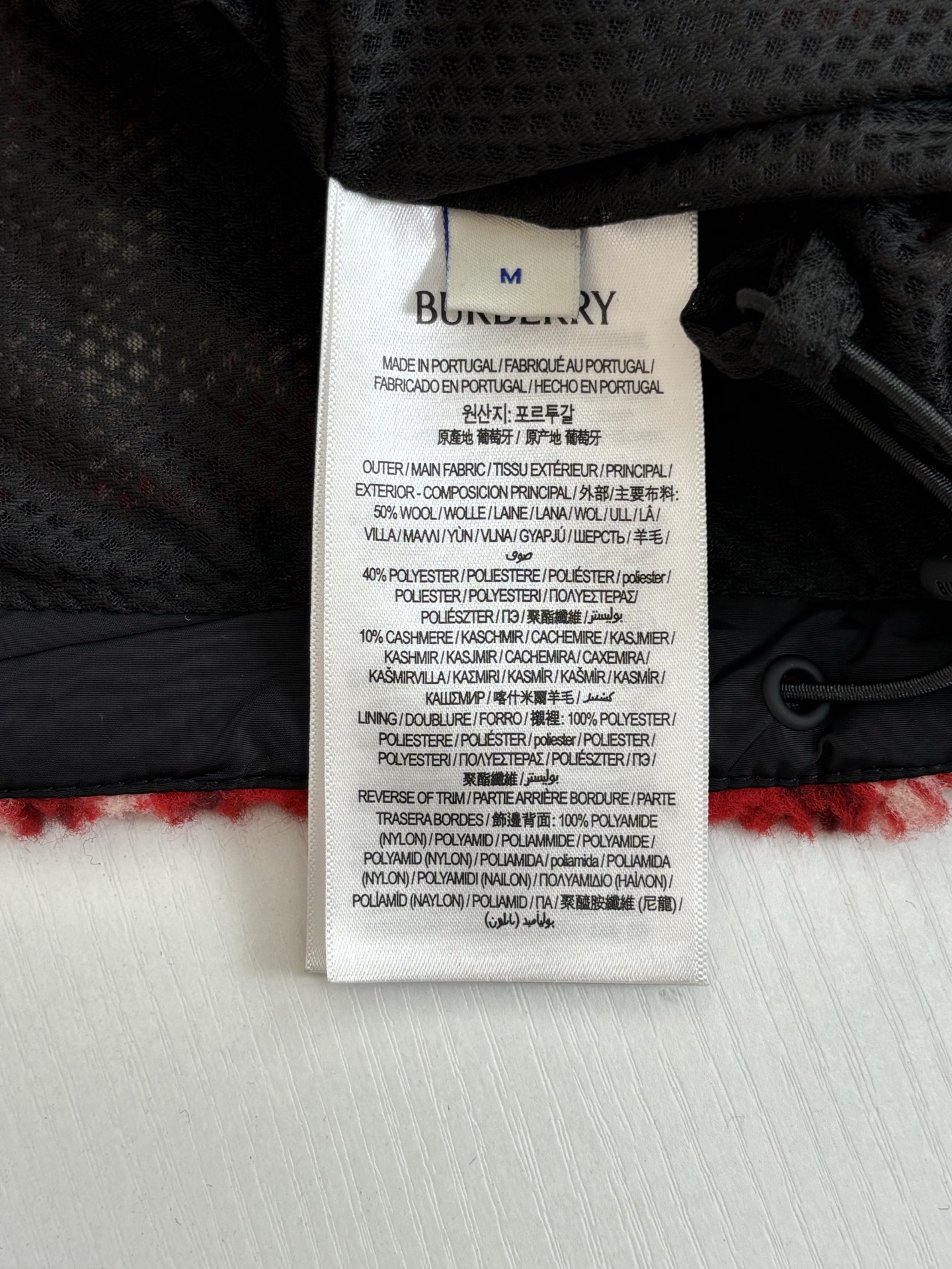 Superior Burberry Check Wool Cashmere Blend Replica Fleece - Image 11