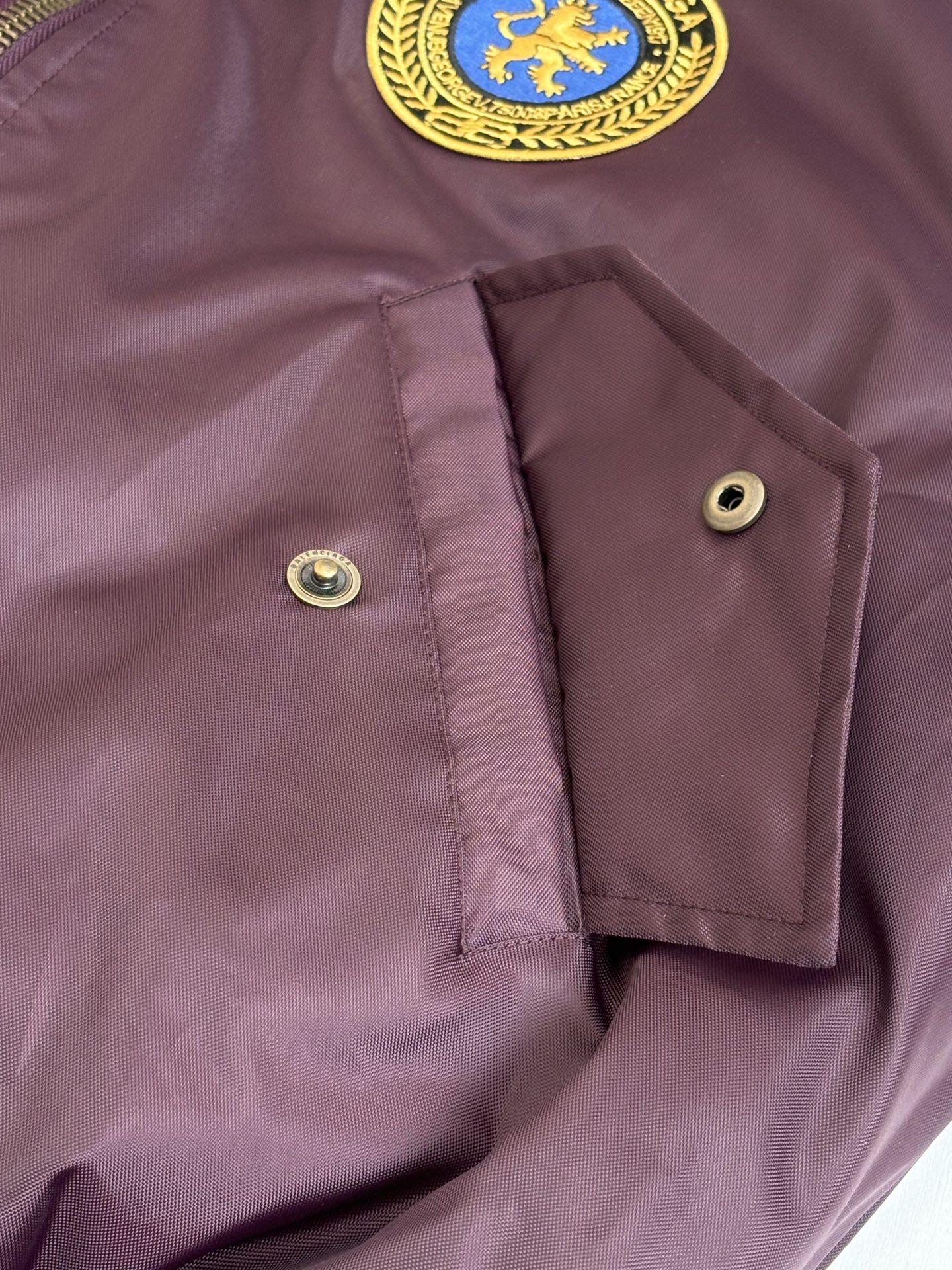 Finest Balenciaga Logo-Patch Replica Bomber Jacket - Image 6