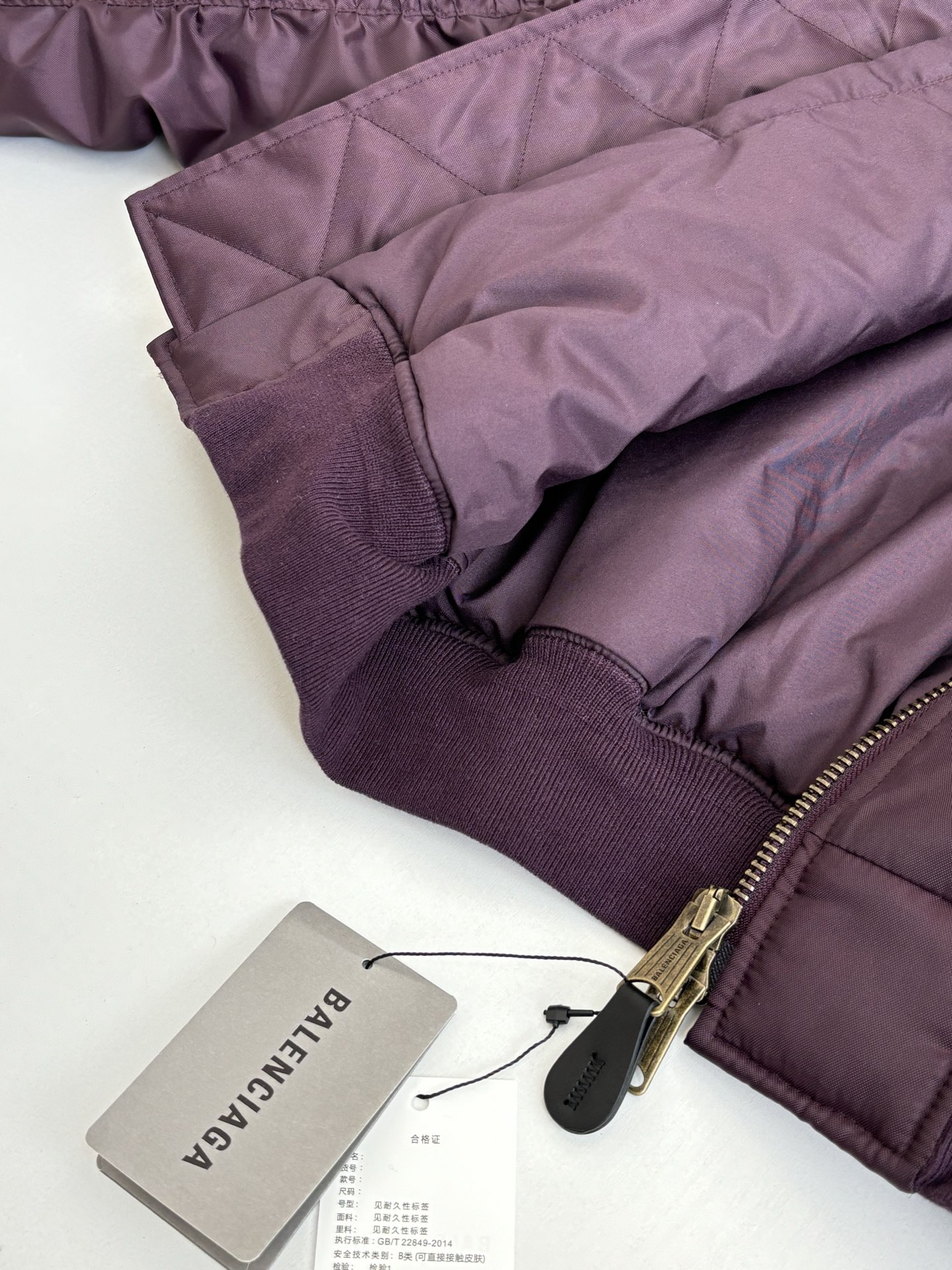 Finest Balenciaga Logo-Patch Replica Bomber Jacket - Image 8