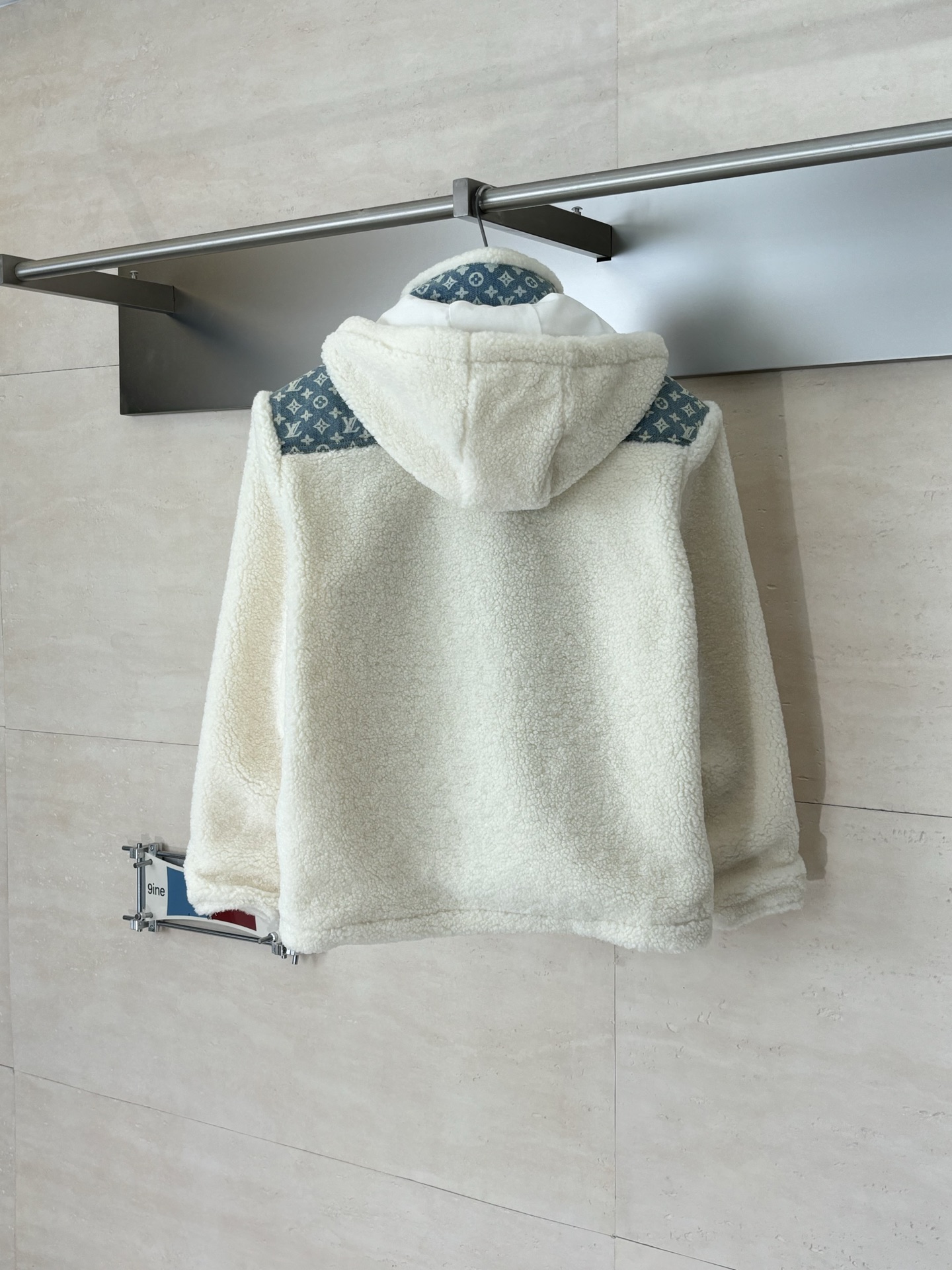 Copy Louis Vuitton Monogram Accent Replica Fleece Jacket - Image 2