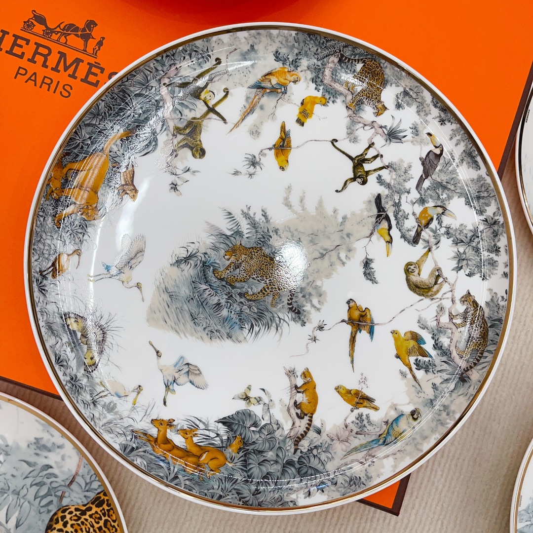 Supreme Hermes Carnets d'Equateur Replica Dinnerware Set - Image 9