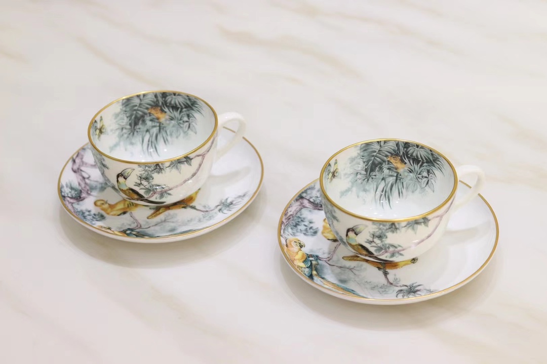 Elite Hermes Carnets d'Équateur Porcelain Replica Tea Set - Image 5