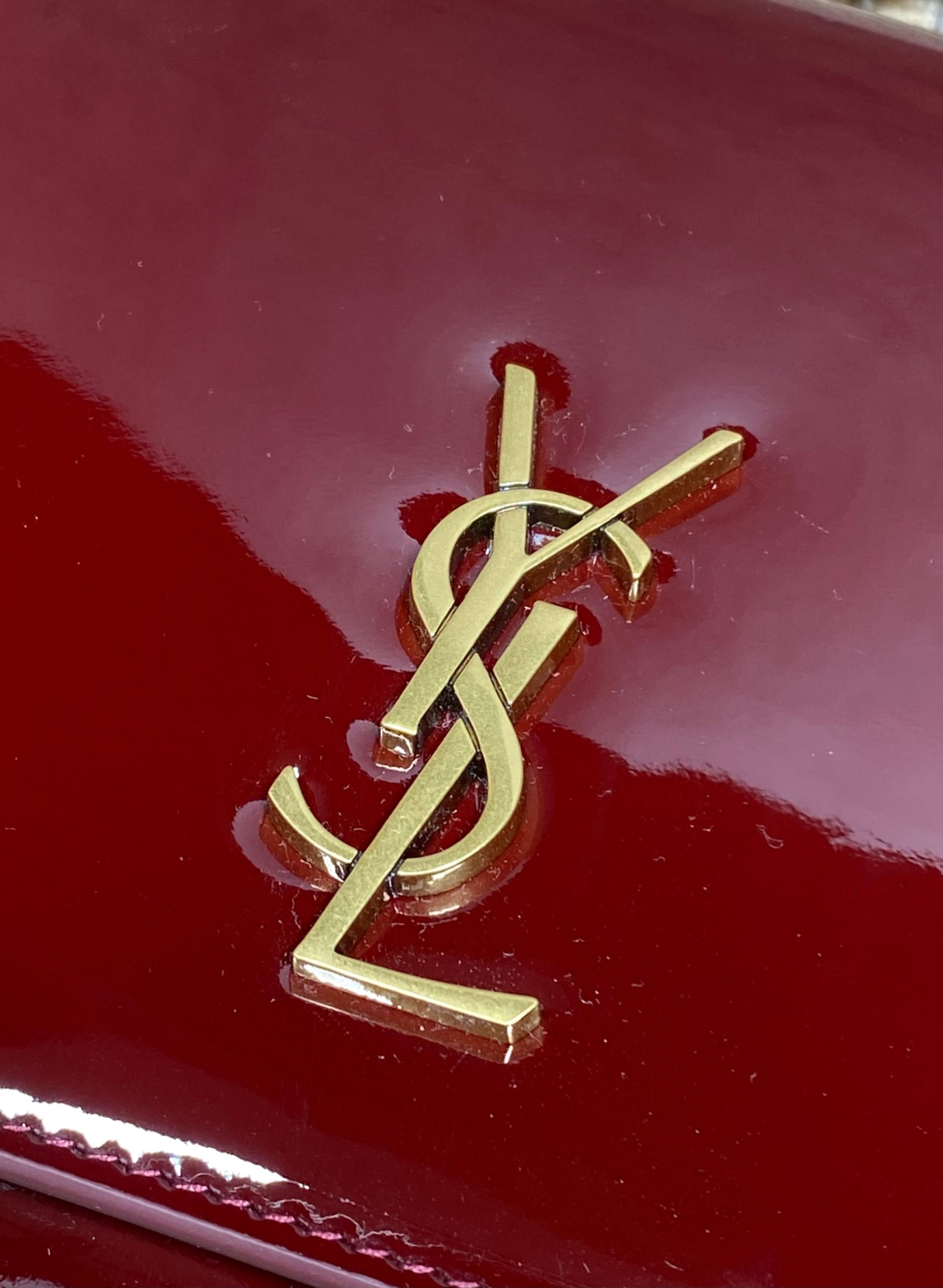 Lux Yves Saint Laurent Kate Replica Clutch In Patent Leather - Image 8