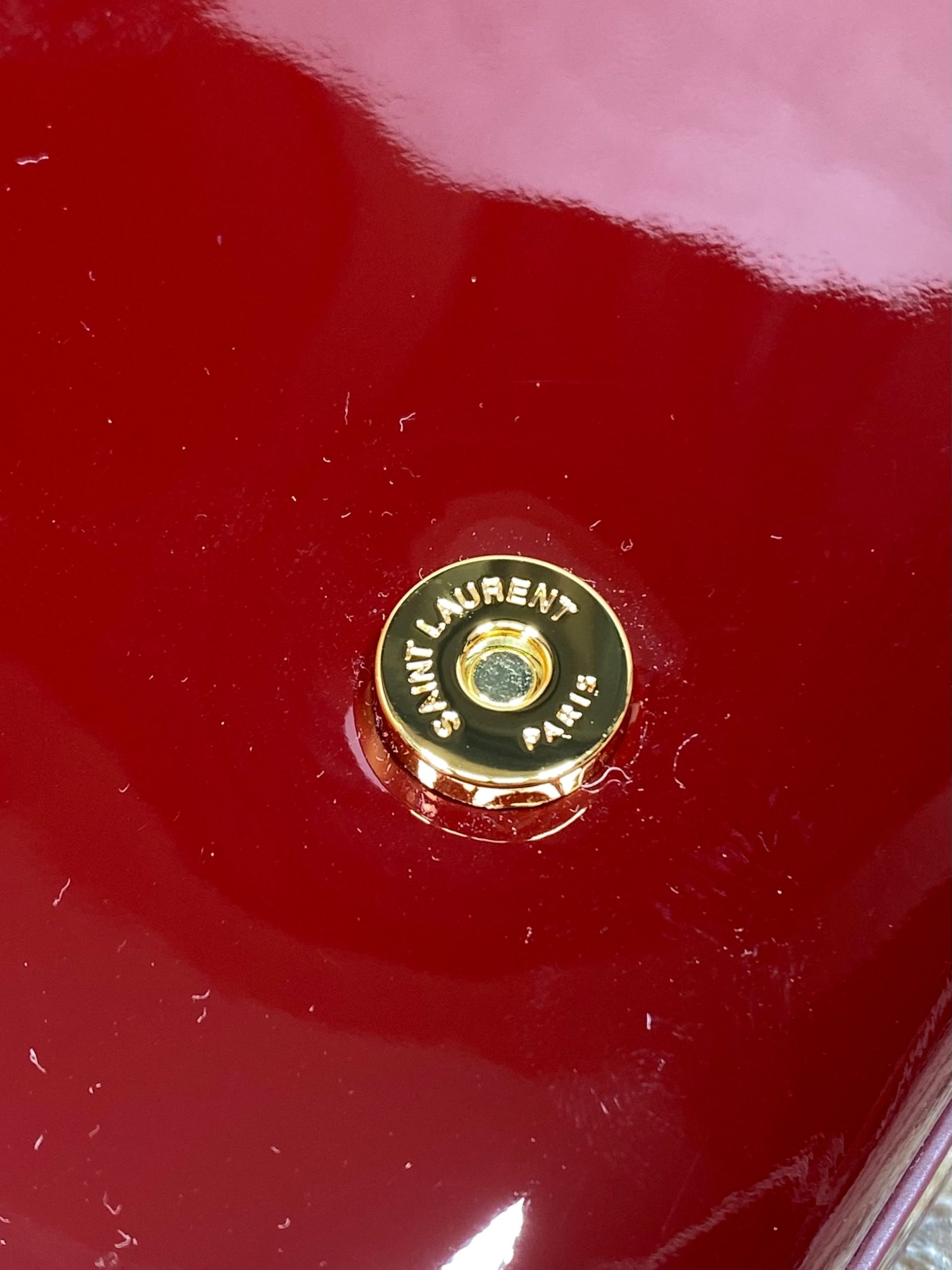 Lux Yves Saint Laurent Kate Replica Clutch In Patent Leather - Image 6