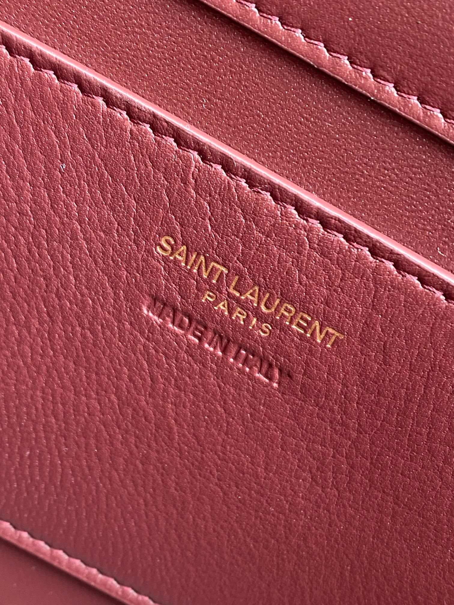 Lux Yves Saint Laurent Kate Replica Clutch In Patent Leather - Image 9