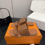 Mirror Quality Hermes Mona Replica Sandal - Brown