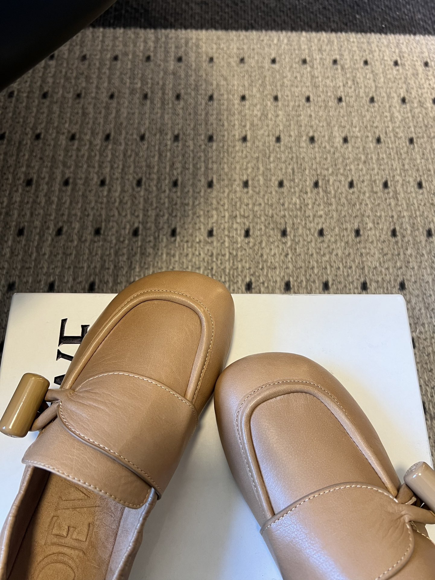 Elite Loewe Toggle Replica Loafer In Shiny Smooth Calfskin - Image 6