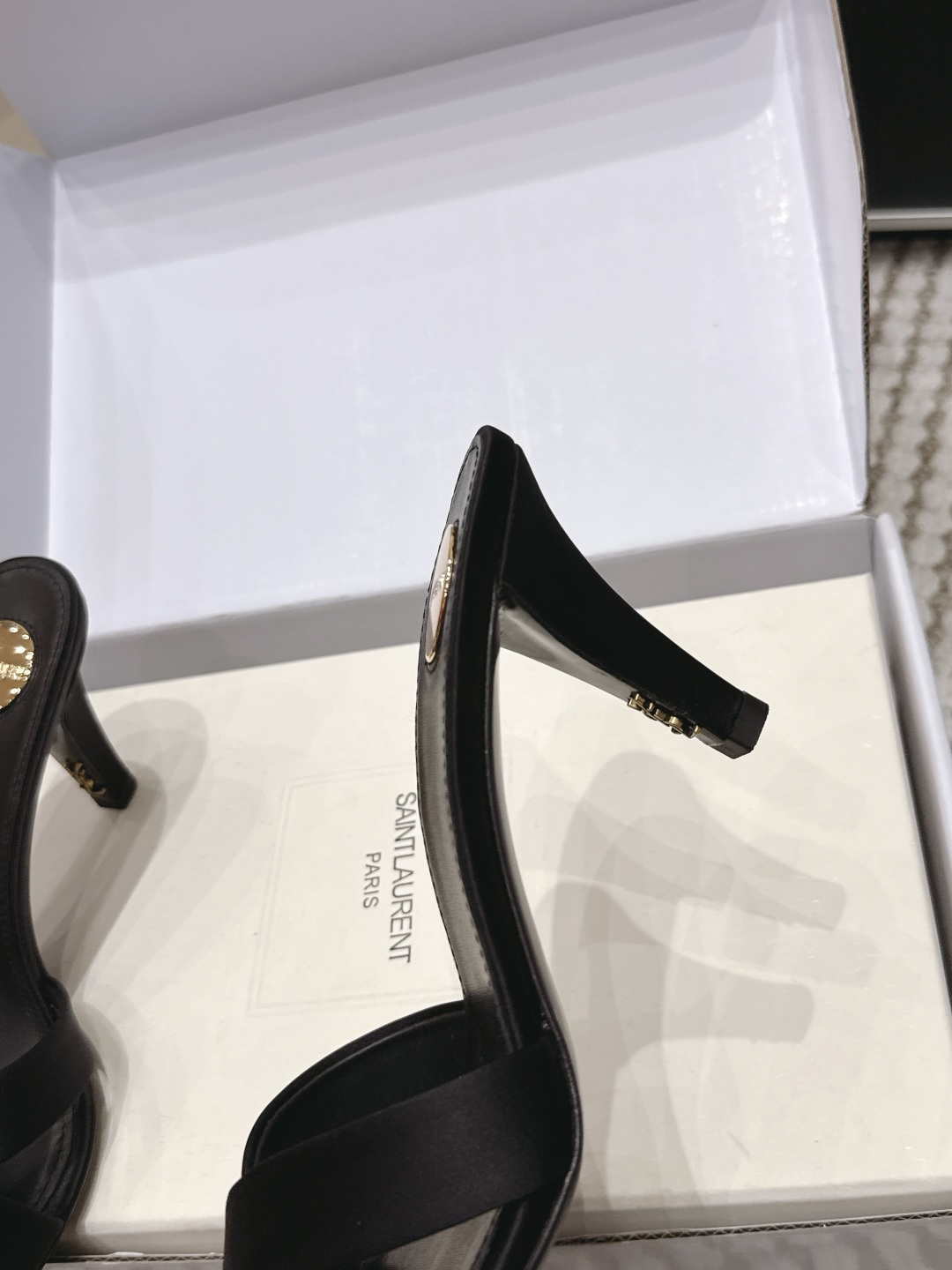 Lux YSL Jill Replica Mules In Smooth Leather - Image 7