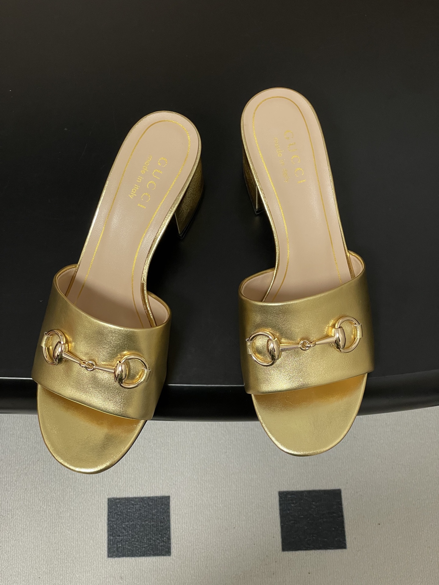 Luxury Replica Gucci Slide Sandal With Horsebit - Image 5