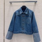 Supreme Louis Vuitton XL Cuff Denim Replica Jacket