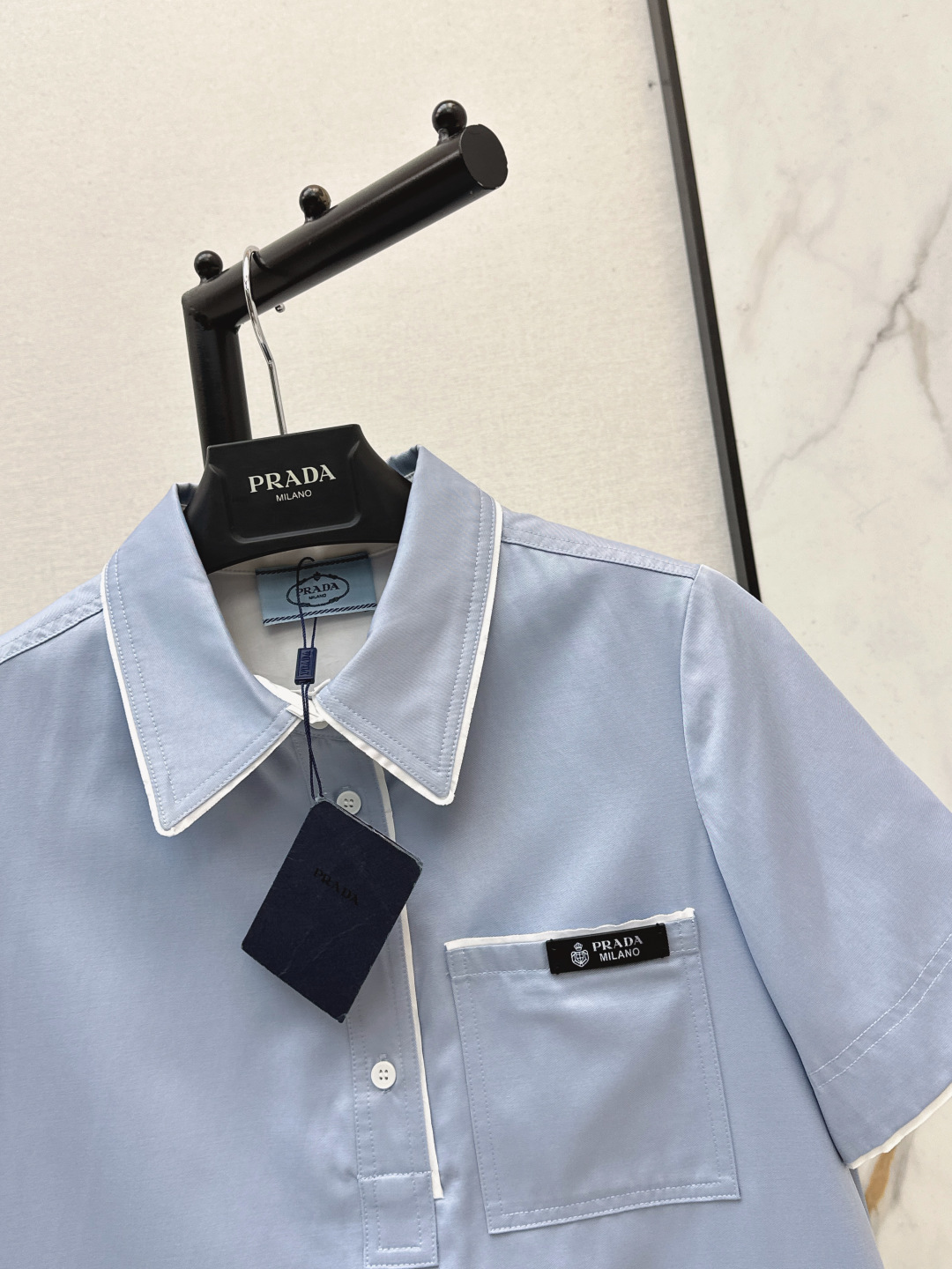 Mirror Quality Prada Replica Shirtdress - Image 4