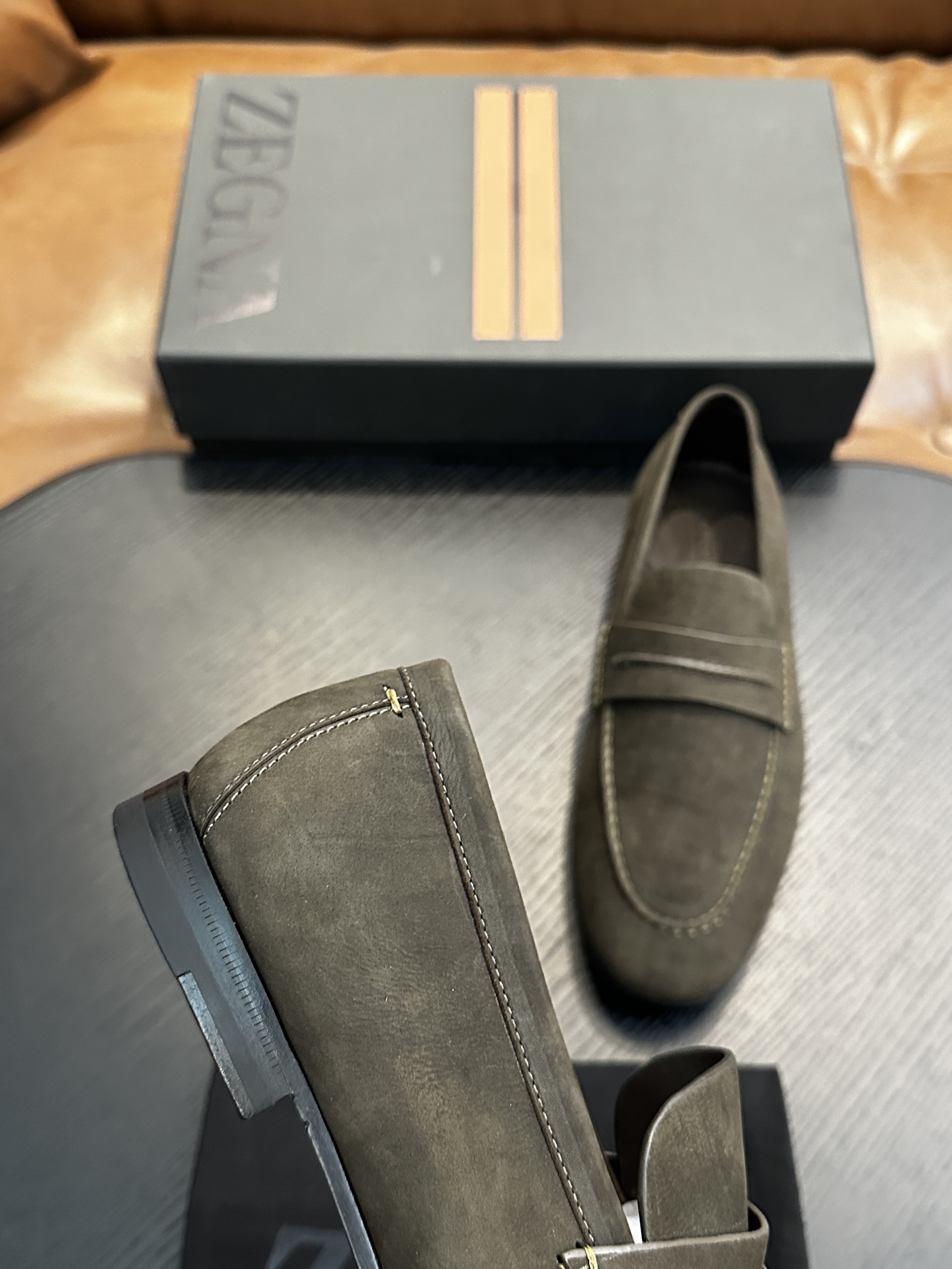 Exclusive Zegna Secondskin Replica Mocassin Loafer - Image 7
