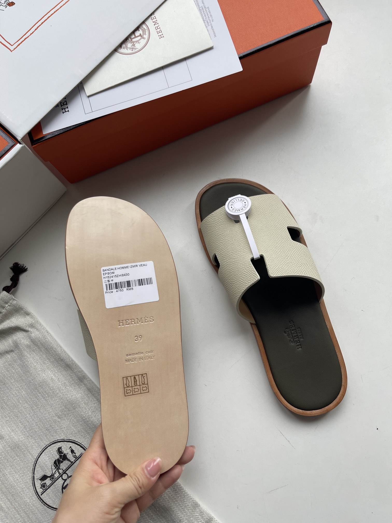Top Grade Hermes Izmir Replica Sandal - Image 9