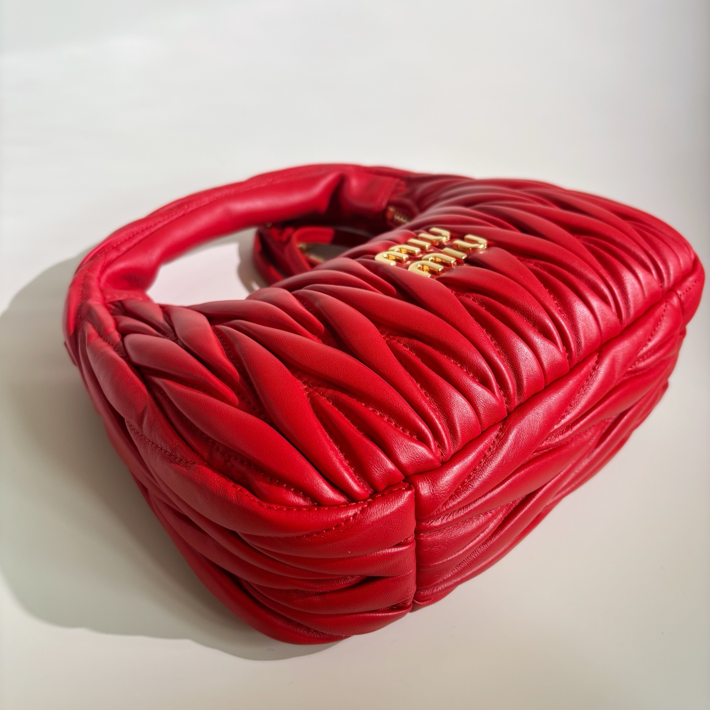 Elite Miu Miu Wander Matelasse Nappa Leather Replica Hobo Bag - Image 3