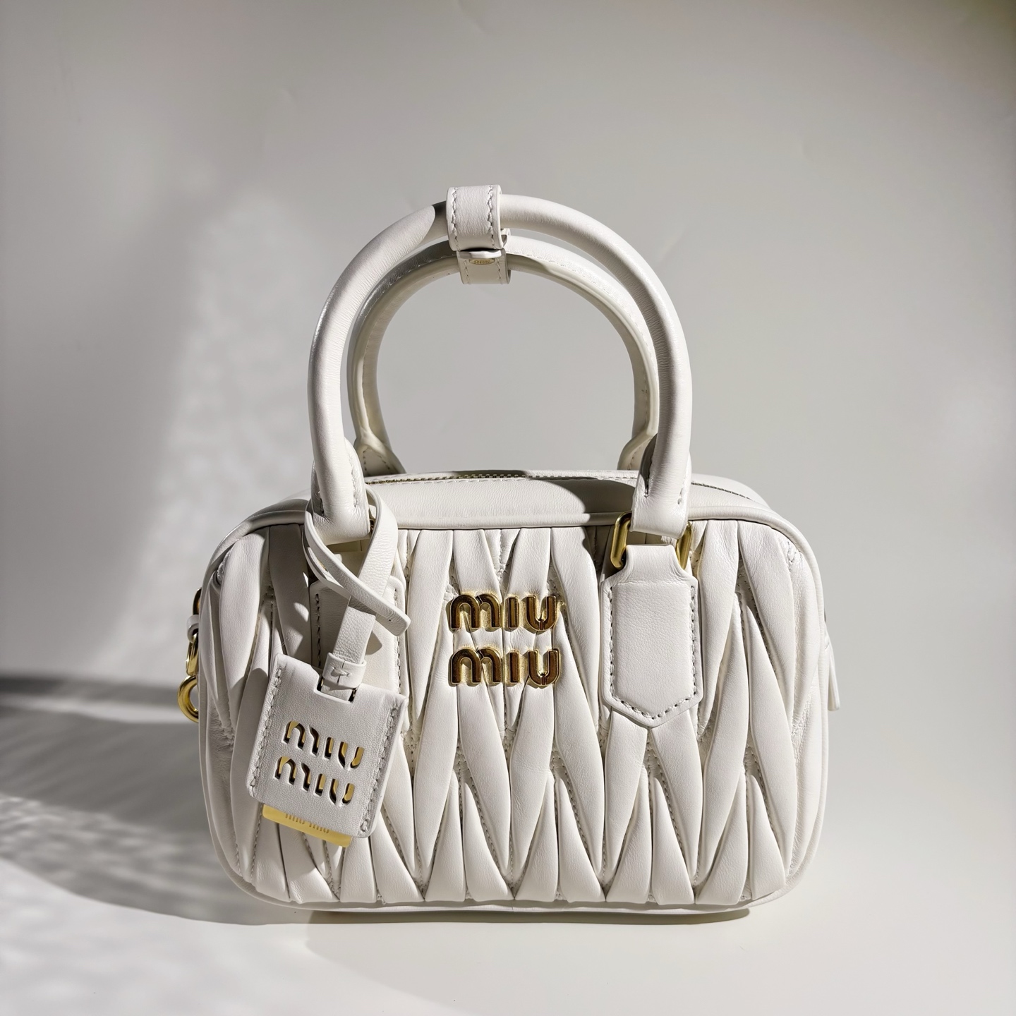 Finest Miu Miu Arcadie Matelasse Nappa Leather Replica Bag