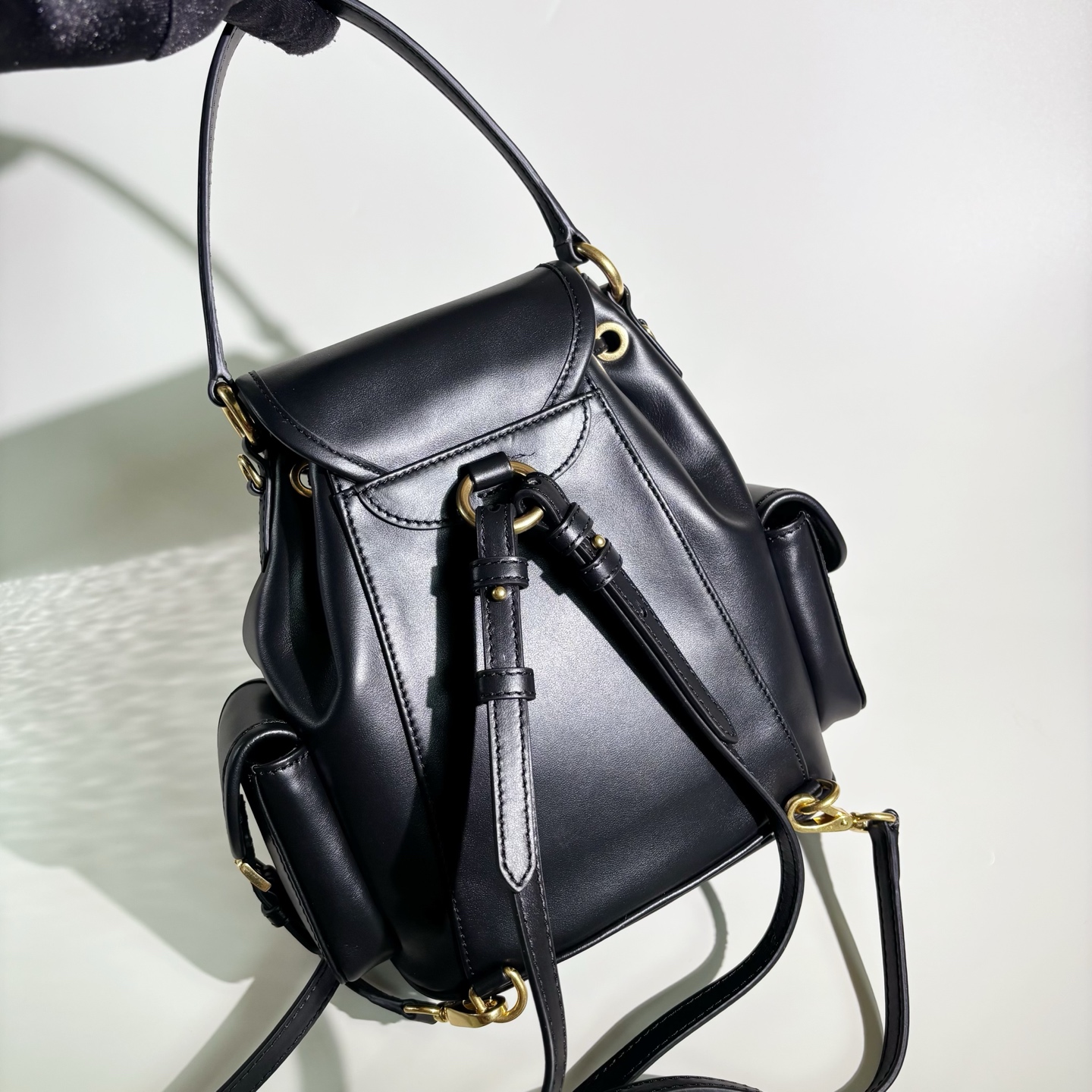 Mirror Quality Miu Miu Leather Replica Backpack - Image 2