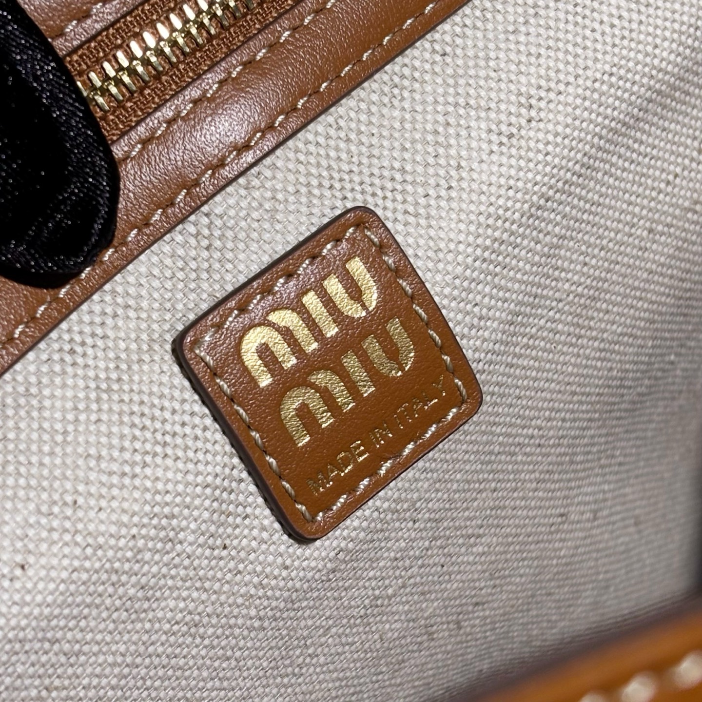 Top Grade Miu Miu Leather Replica Backpack - Image 9