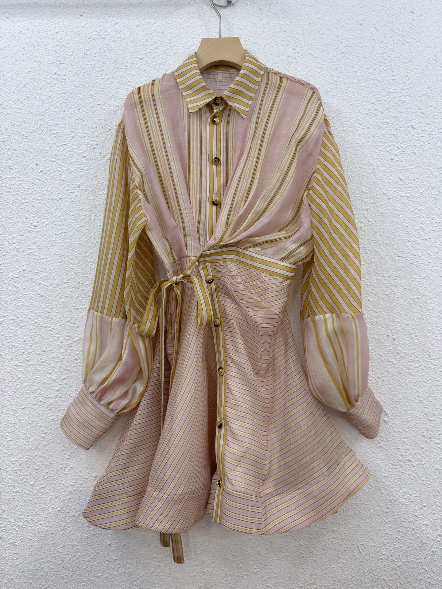 Deluxe Zimmermann Alchemy Striped Replica Mini Dress