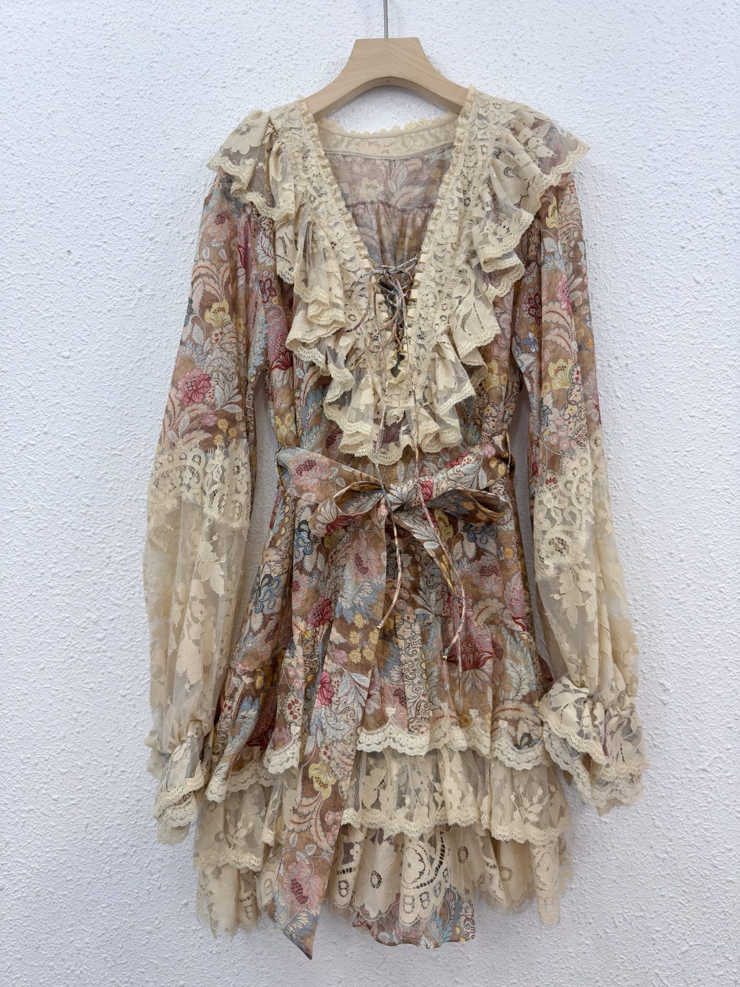 Supreme Zimmermann Rebellion Lace-Up Replica Mini Dress