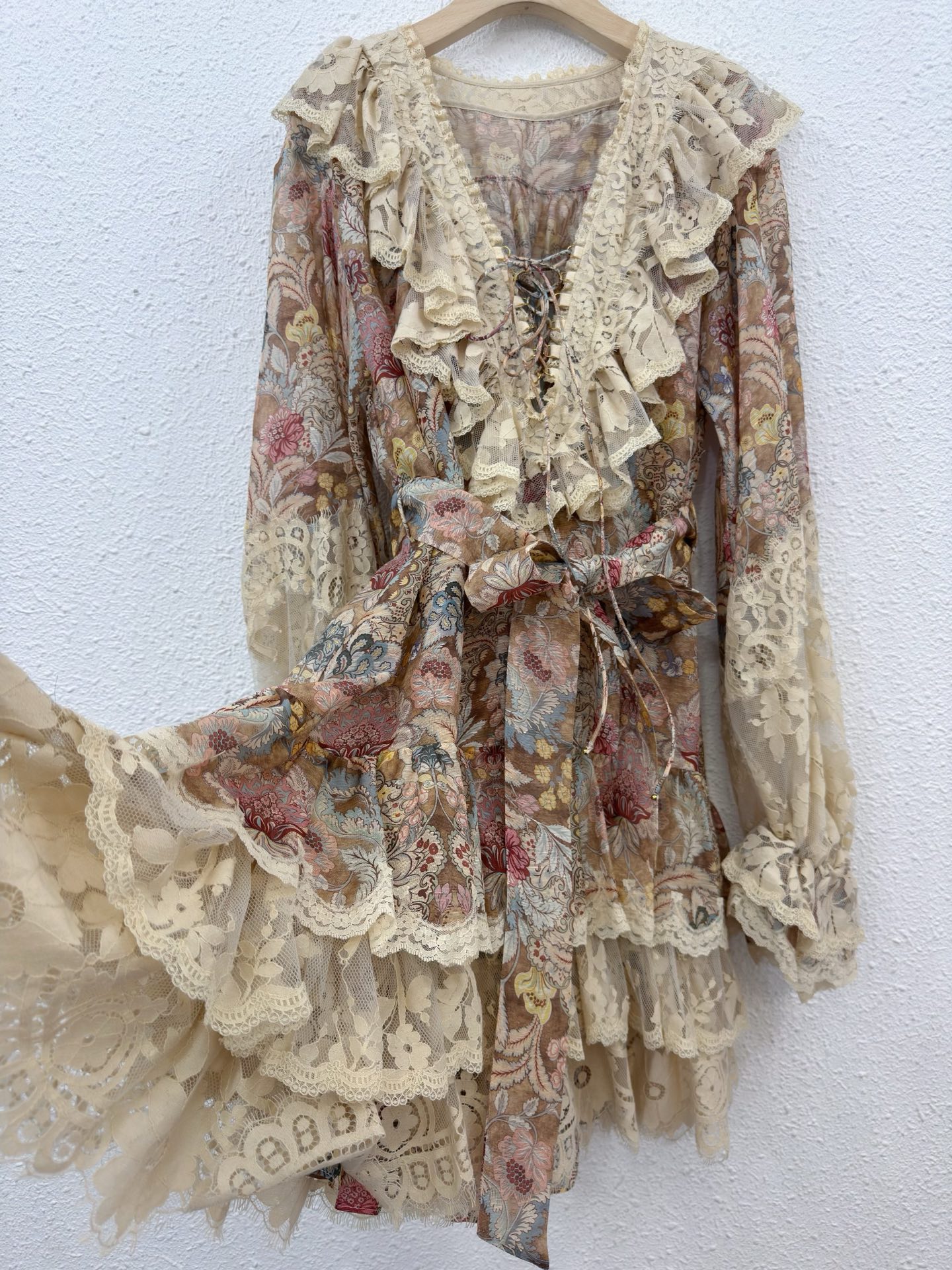 Supreme Zimmermann Rebellion Lace-Up Replica Mini Dress - Image 3