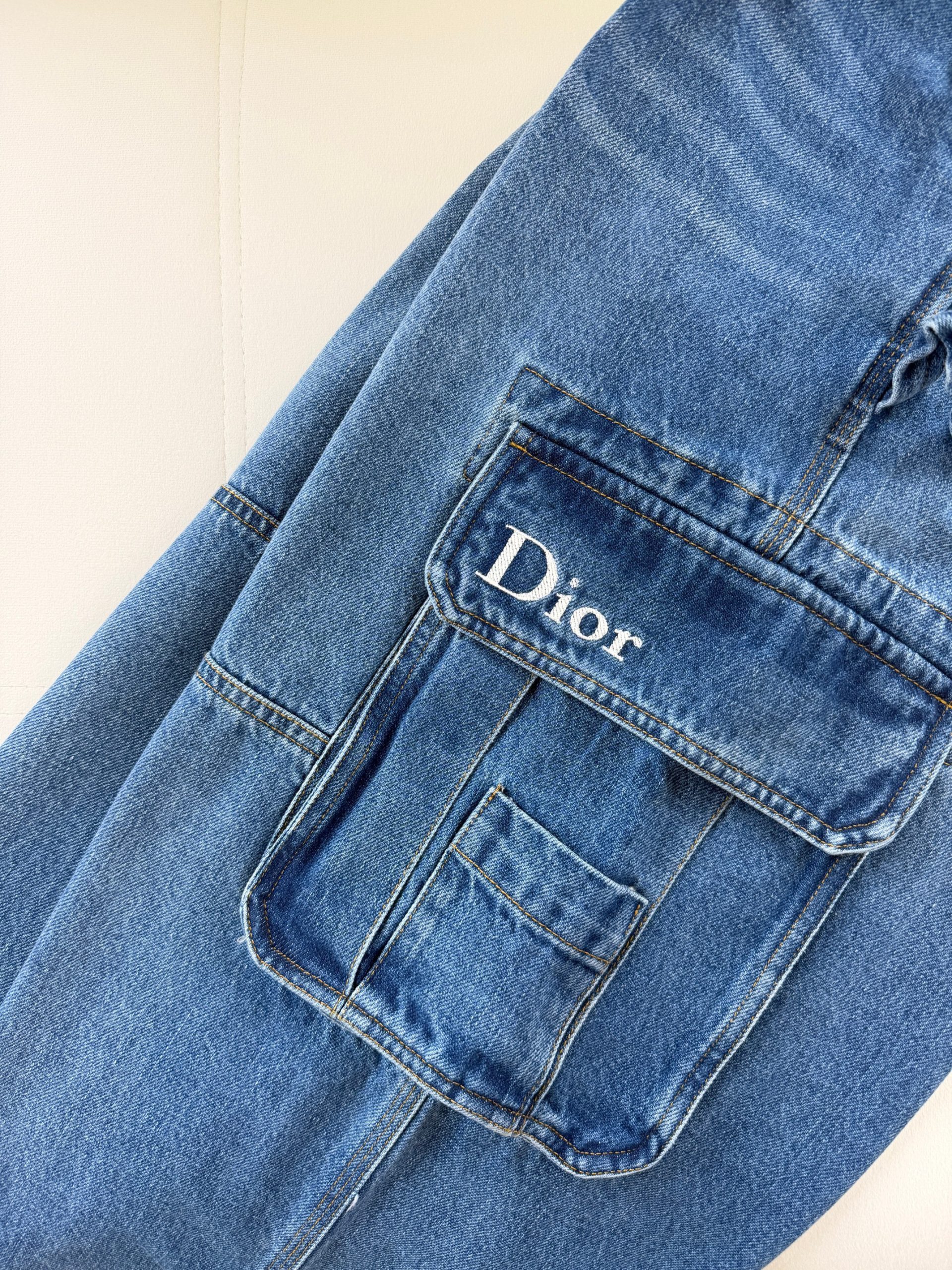 Exclusive Christian Dior Cargo Replica Jeans - Image 3