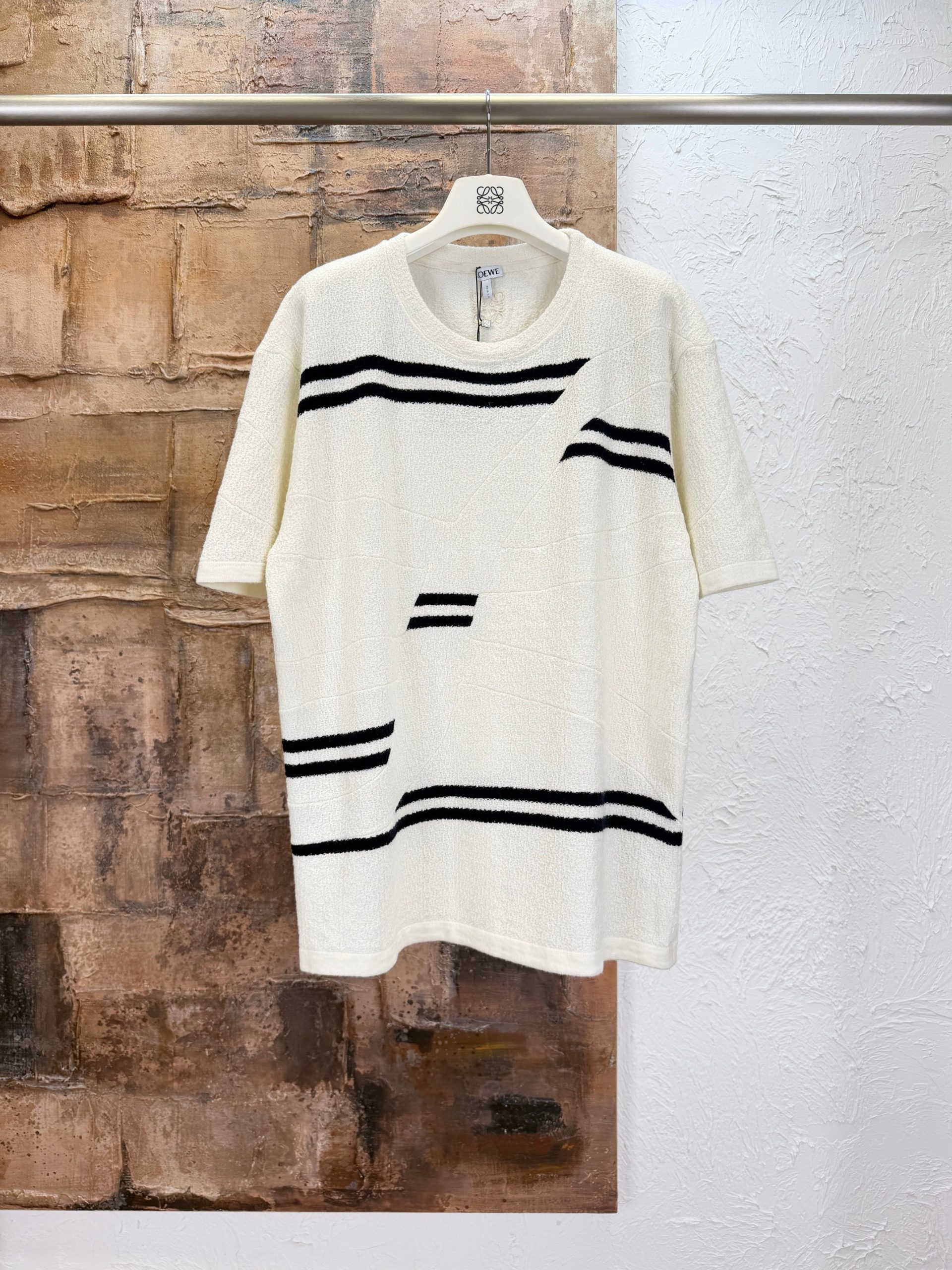 Superior Loewe Oversized Fit Replica T-shirt in Wool