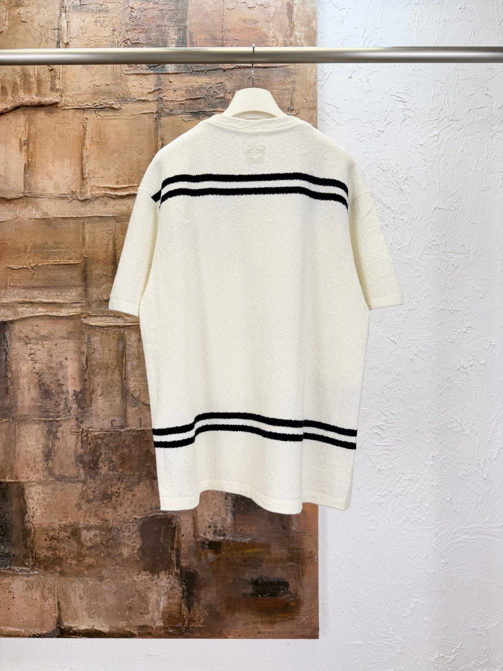Superior Loewe Oversized Fit Replica T-shirt in Wool - Image 2