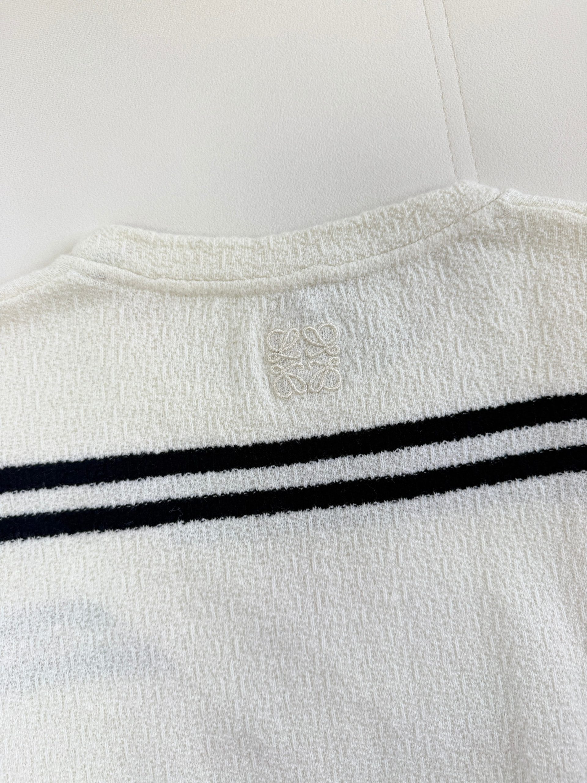 Superior Loewe Oversized Fit Replica T-shirt in Wool - Image 6