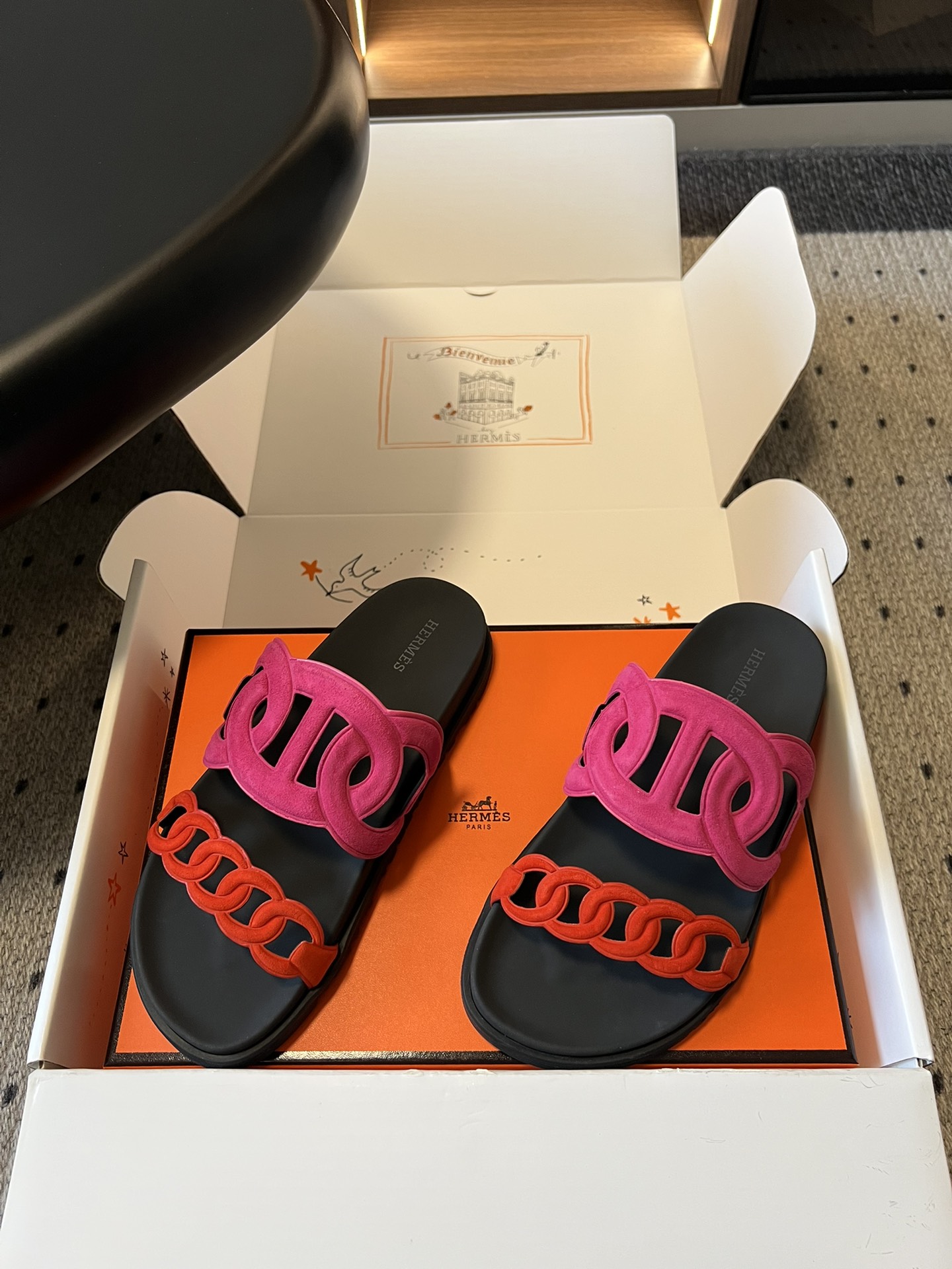 Supreme Hermes Extra Replica Sandal - Image 3