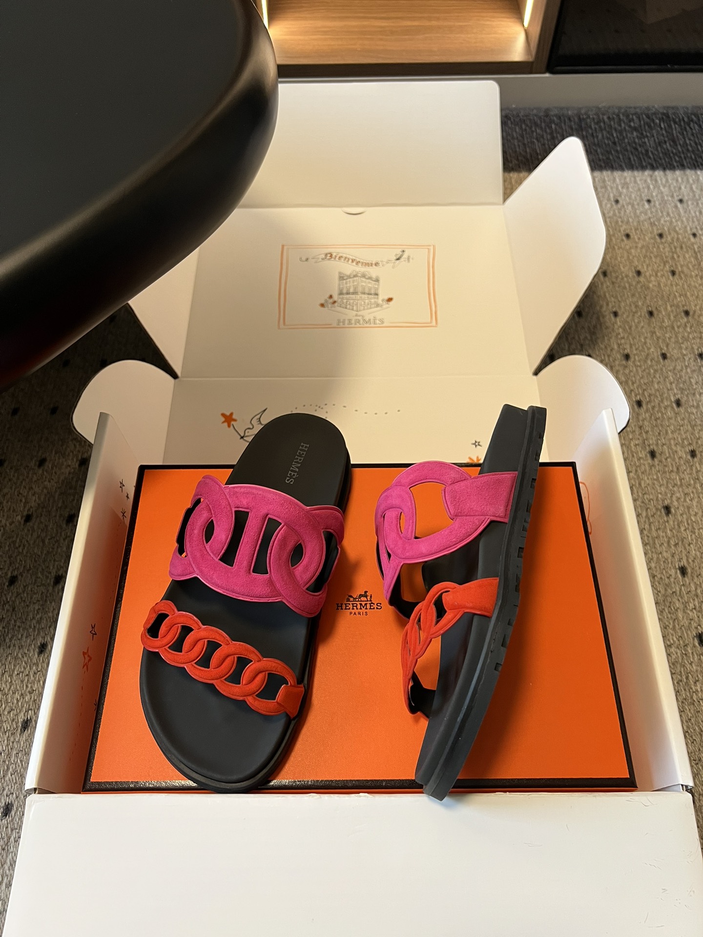 Supreme Hermes Extra Replica Sandal - Image 4