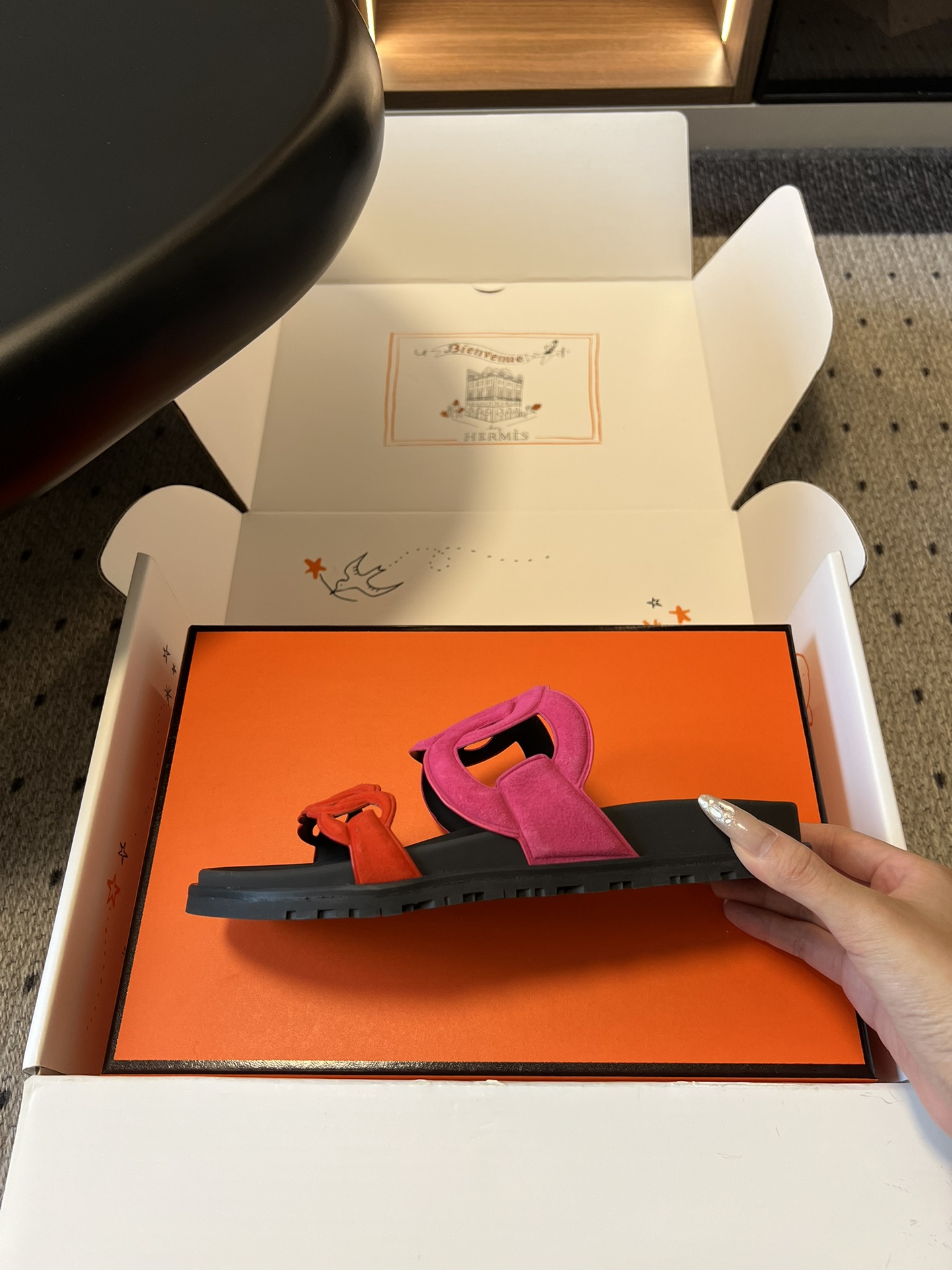 Supreme Hermes Extra Replica Sandal - Image 5