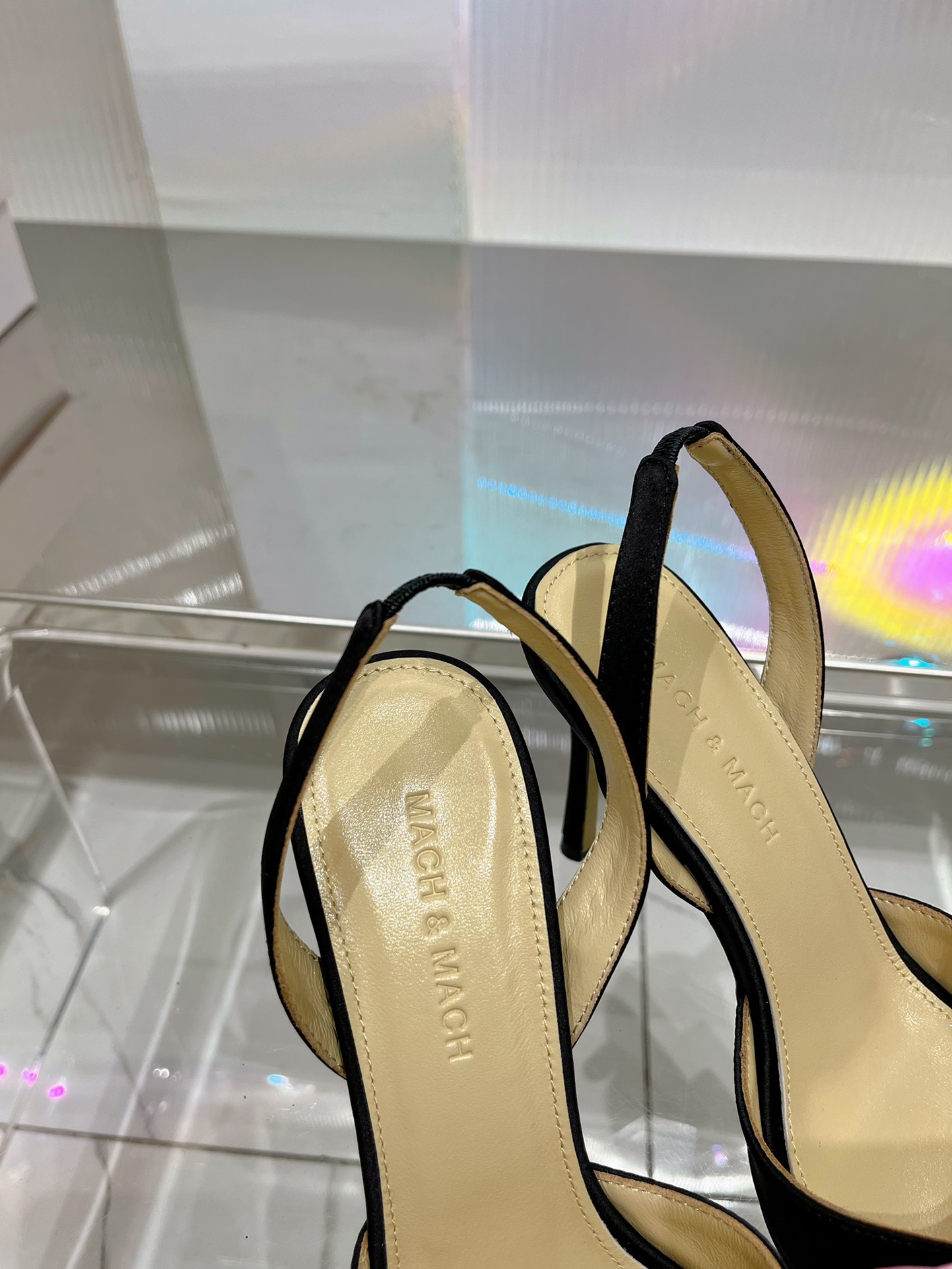 Supreme Mach Mach Le Cadeau Satin Replica Slingbacks - Image 8