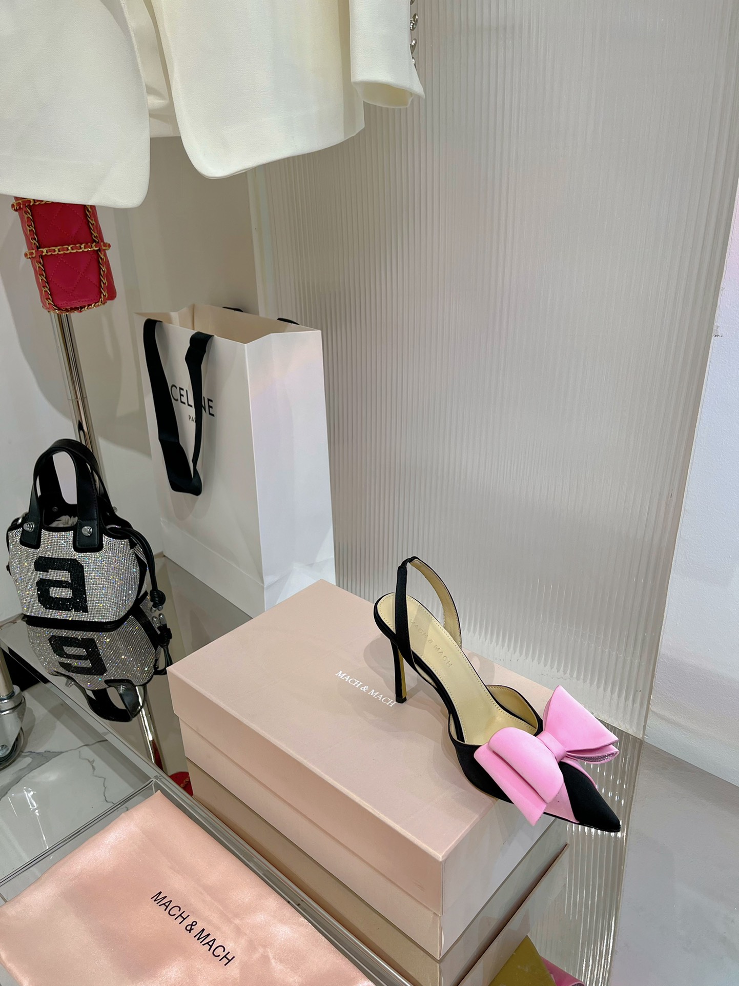 Supreme Mach Mach Le Cadeau Satin Replica Slingbacks - Image 5