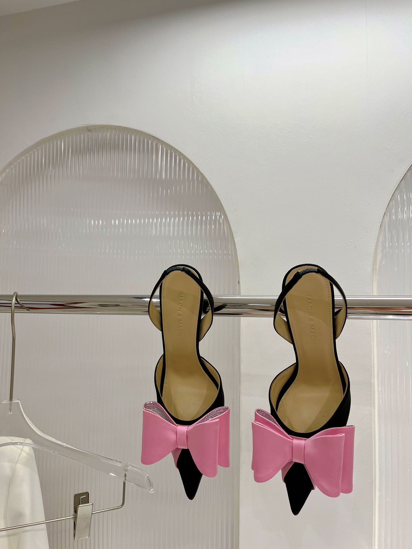 Supreme Mach Mach Le Cadeau Satin Replica Slingbacks - Image 4